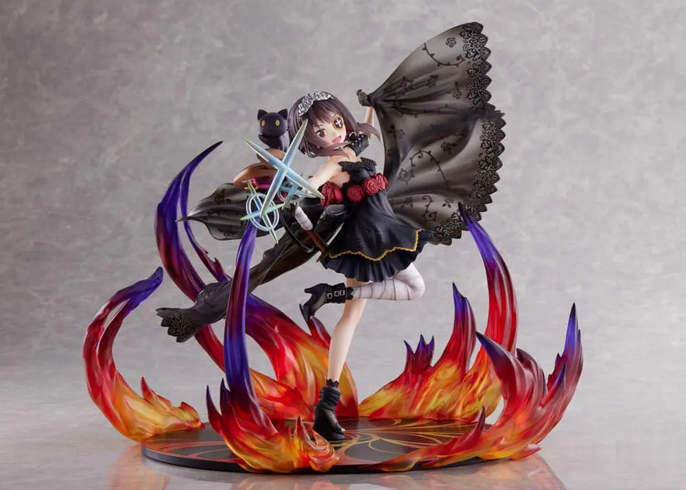 Konosuba God's blessing on this wonderful world! PVC Kip 1/7 Megumin the Black Rose Dress Ver. 28 cm fotografija izdelka