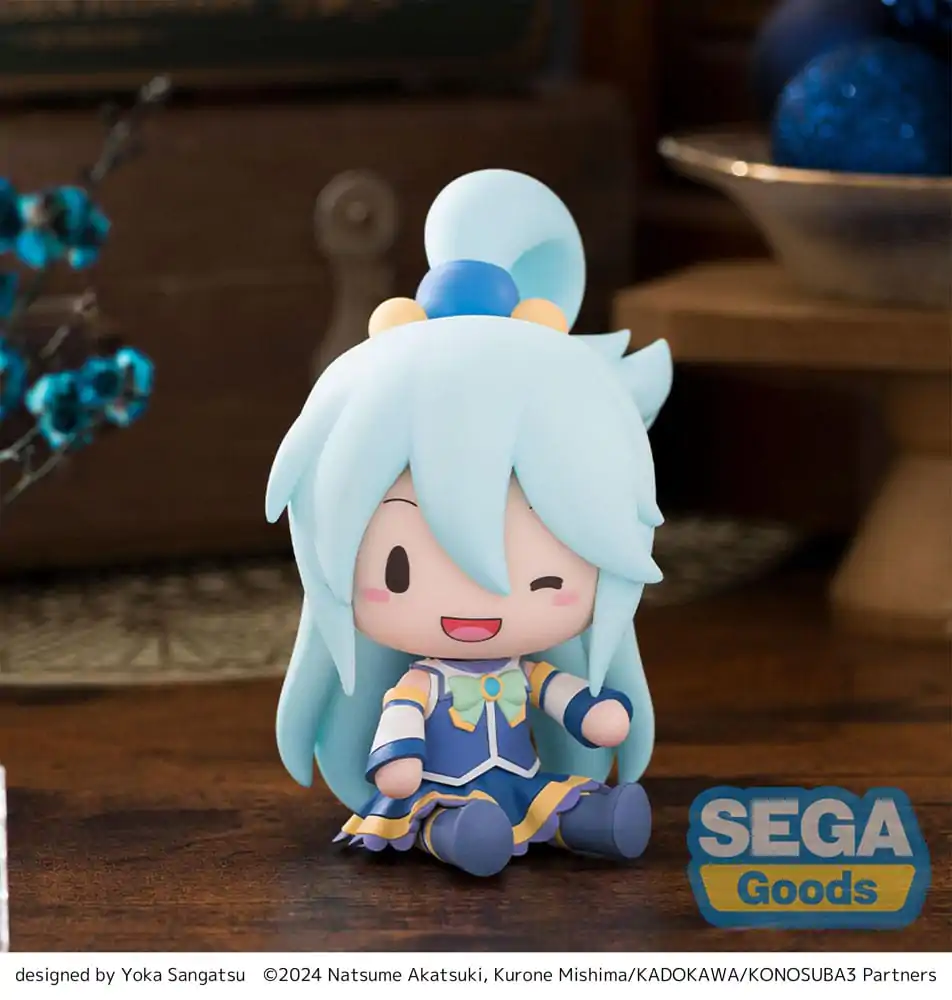 Konosuba God´s blessing on this wonderful world! 3 Fuwa Petit Chibi figúrka Aqua 10 cm fotografija izdelka