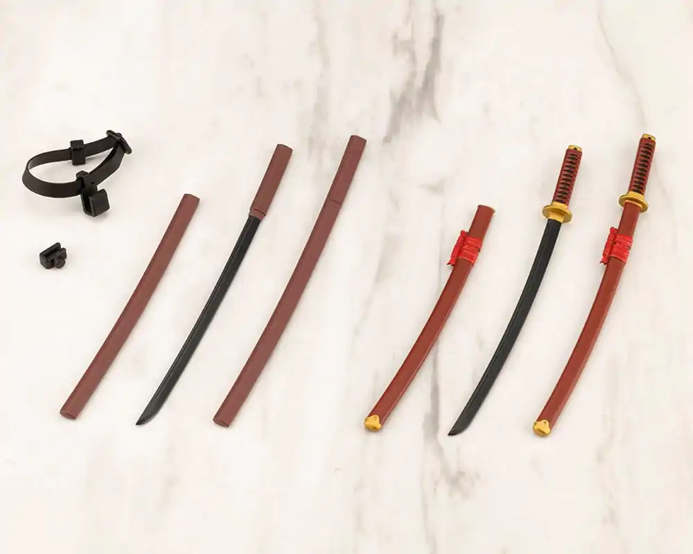 Kotobukiya M.S.G. Model Kit Accessory Set Heavy Weapon Unit 56 Japanese Sword 2 Black Sword fotografija izdelka