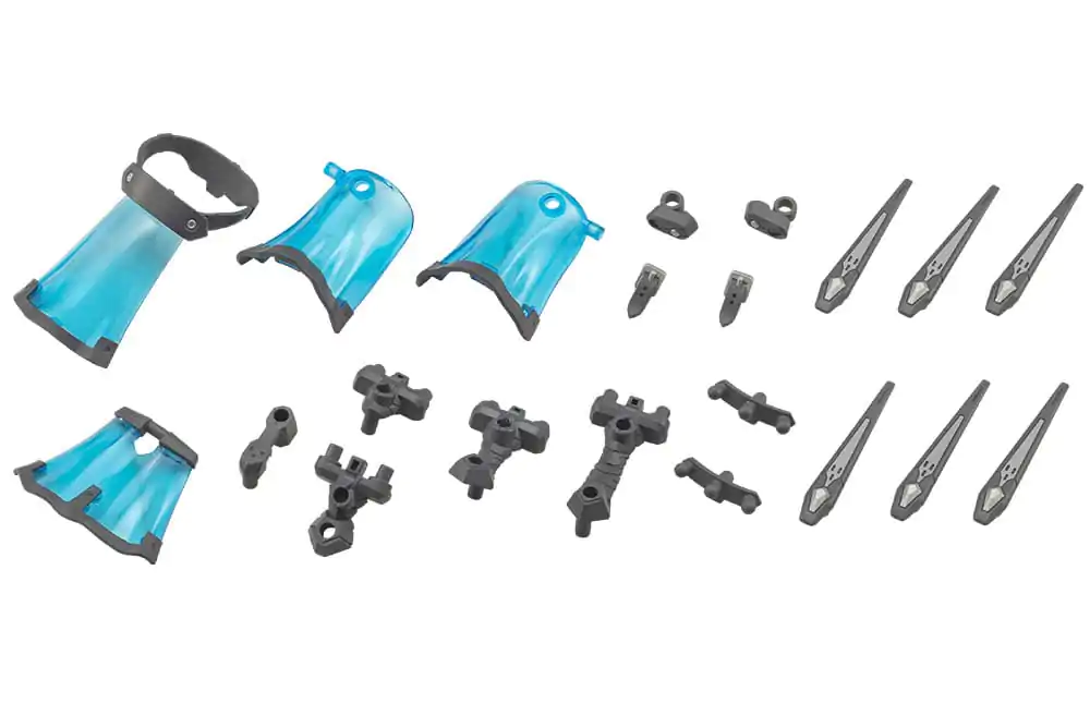 Kotobukiya M.S.G. Komplet modelnih dodatkov Mecha Supply 28 Misijonsko Ogrinjalo Siva Verzija fotografija izdelka