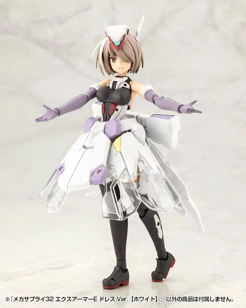 Kotobukiya M.S.G. Model Kit Accessory Set Mecha Supply Y32 Expansion Armor Type E Dress Ver. White fotografija izdelka