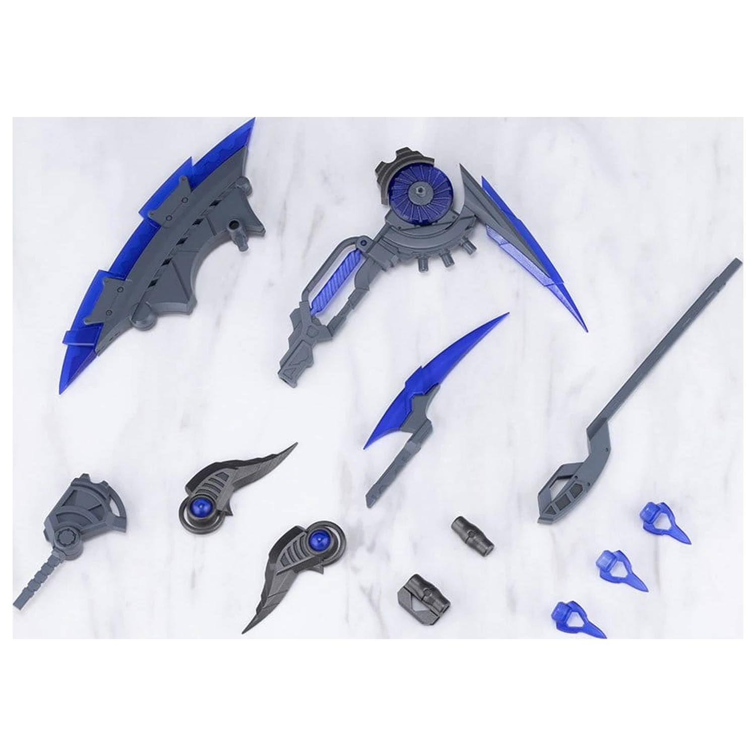 Kotobukiya M.S.G. Model Kit Set dodatkov za orožje Enota 80 Zla sekira siva različica 26 cm fotografija izdelka