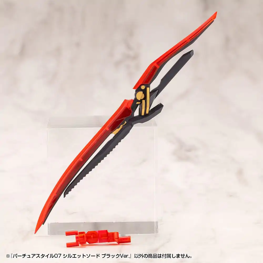 Kotobukiya M.S.G. Komplet dodatkov za modelarske komplete Virtuous Style 06 Silhouette Sword Black Ver. fotografija izdelka