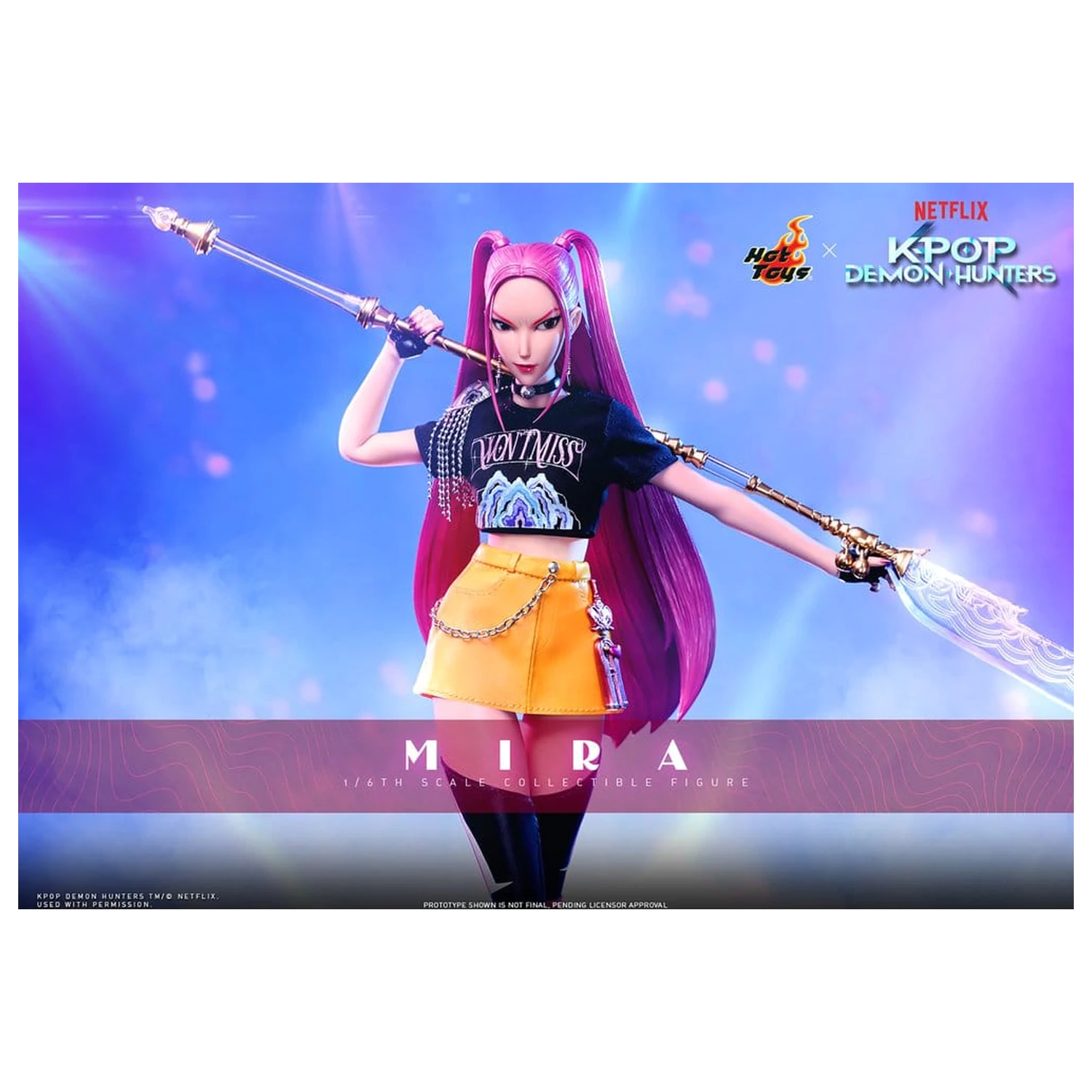 KPop Demon Hunters akcijska figura 1/6 Mira 28 cm fotografija izdelka