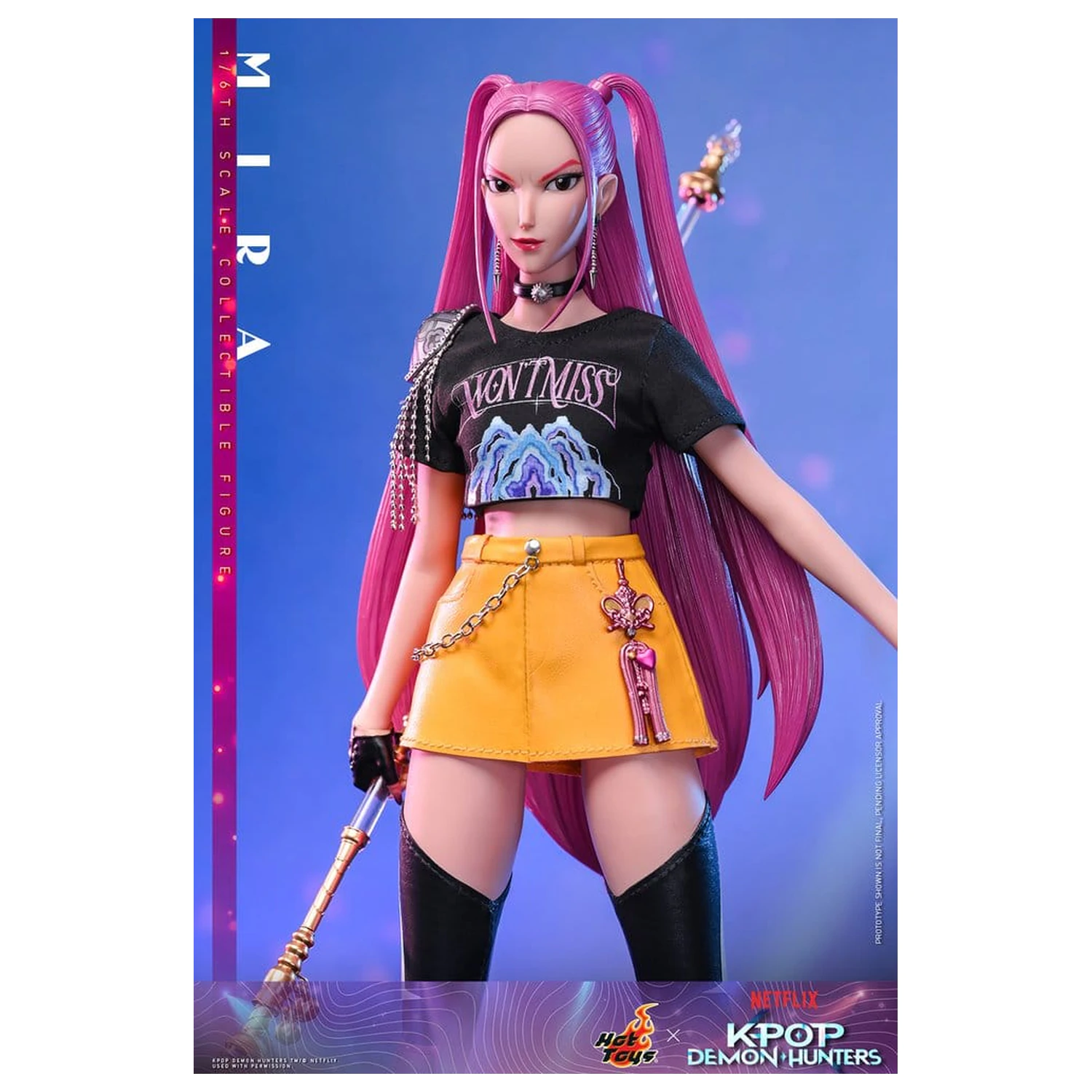 KPop Demon Hunters akcijska figura 1/6 Mira 28 cm fotografija izdelka