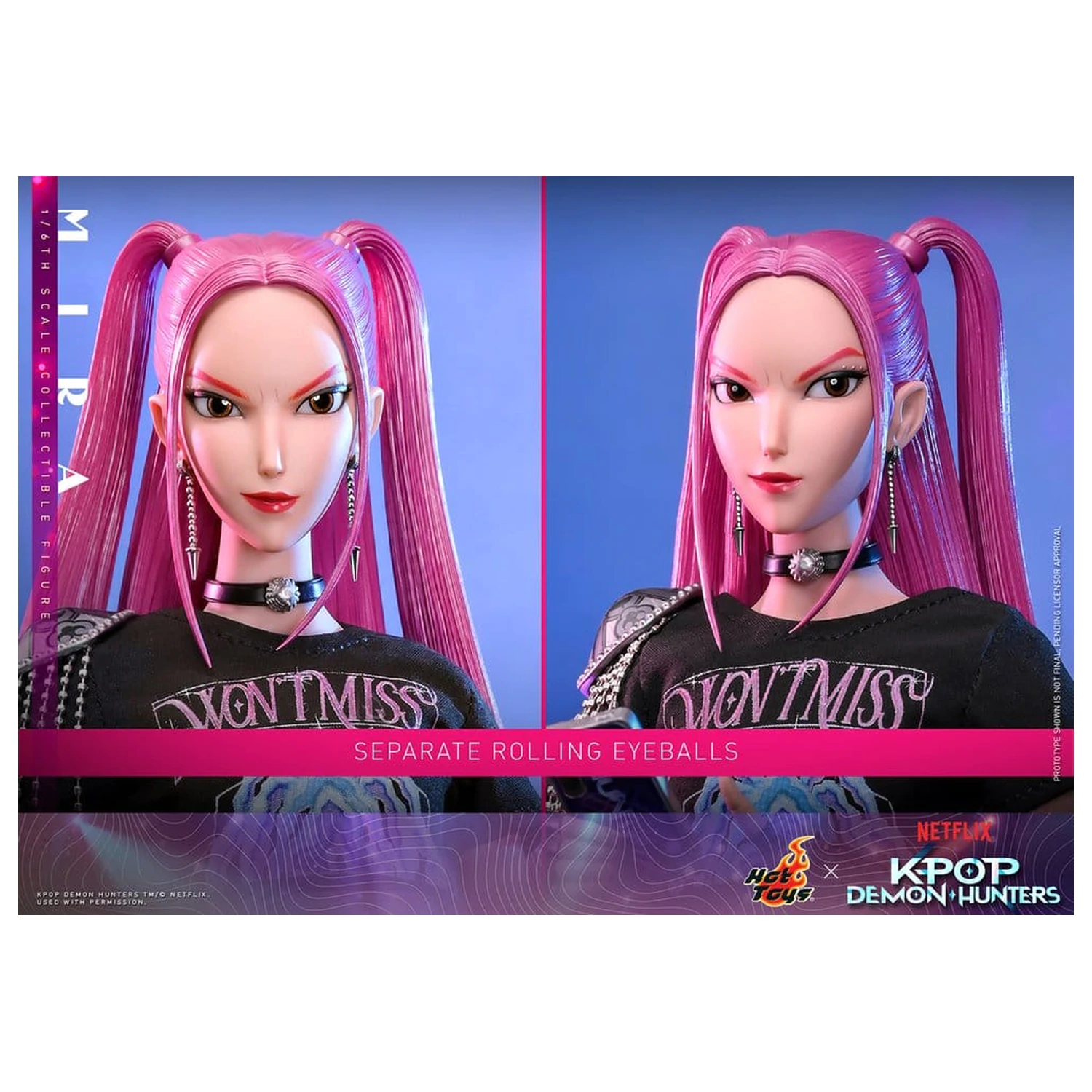 KPop Demon Hunters akcijska figura 1/6 Mira 28 cm fotografija izdelka