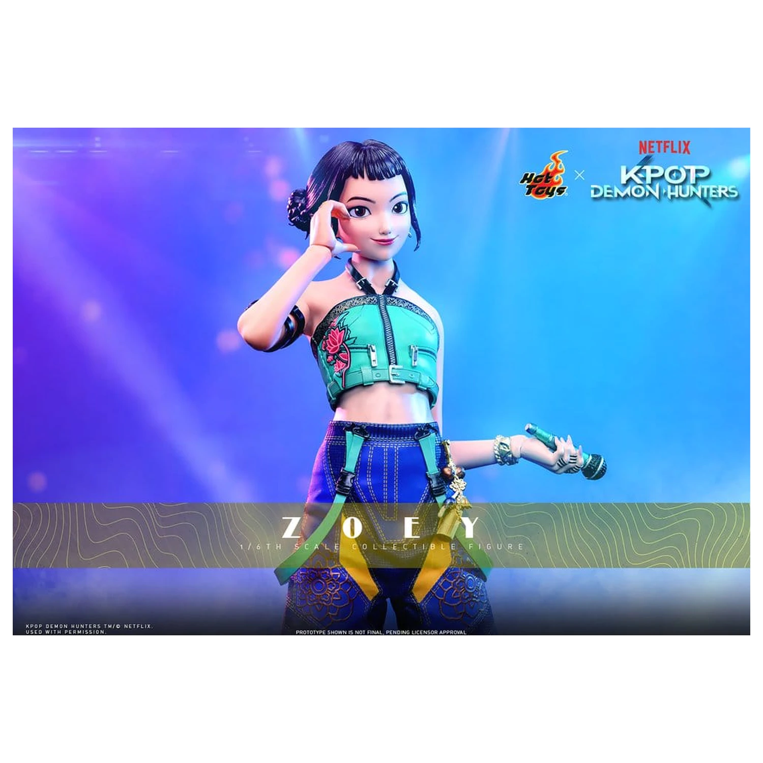 KPop Demon Hunters akcijska figura 1/6 Zoey 27 cm fotografija izdelka