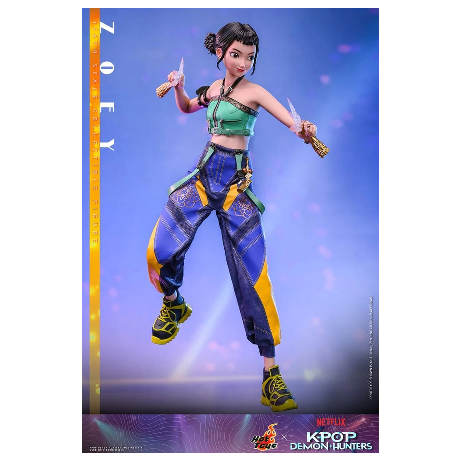KPop Demon Hunters akcijska figura 1/6 Zoey 27 cm fotografija izdelka
