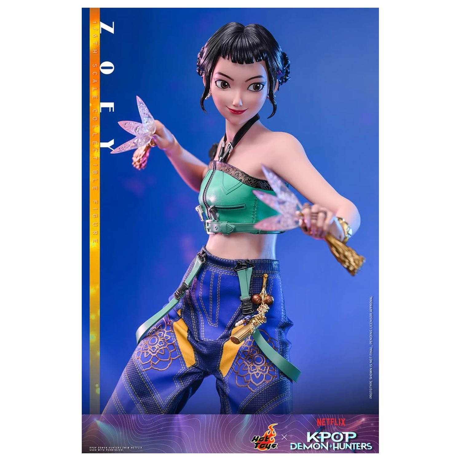 KPop Demon Hunters akcijska figura 1/6 Zoey 27 cm fotografija izdelka