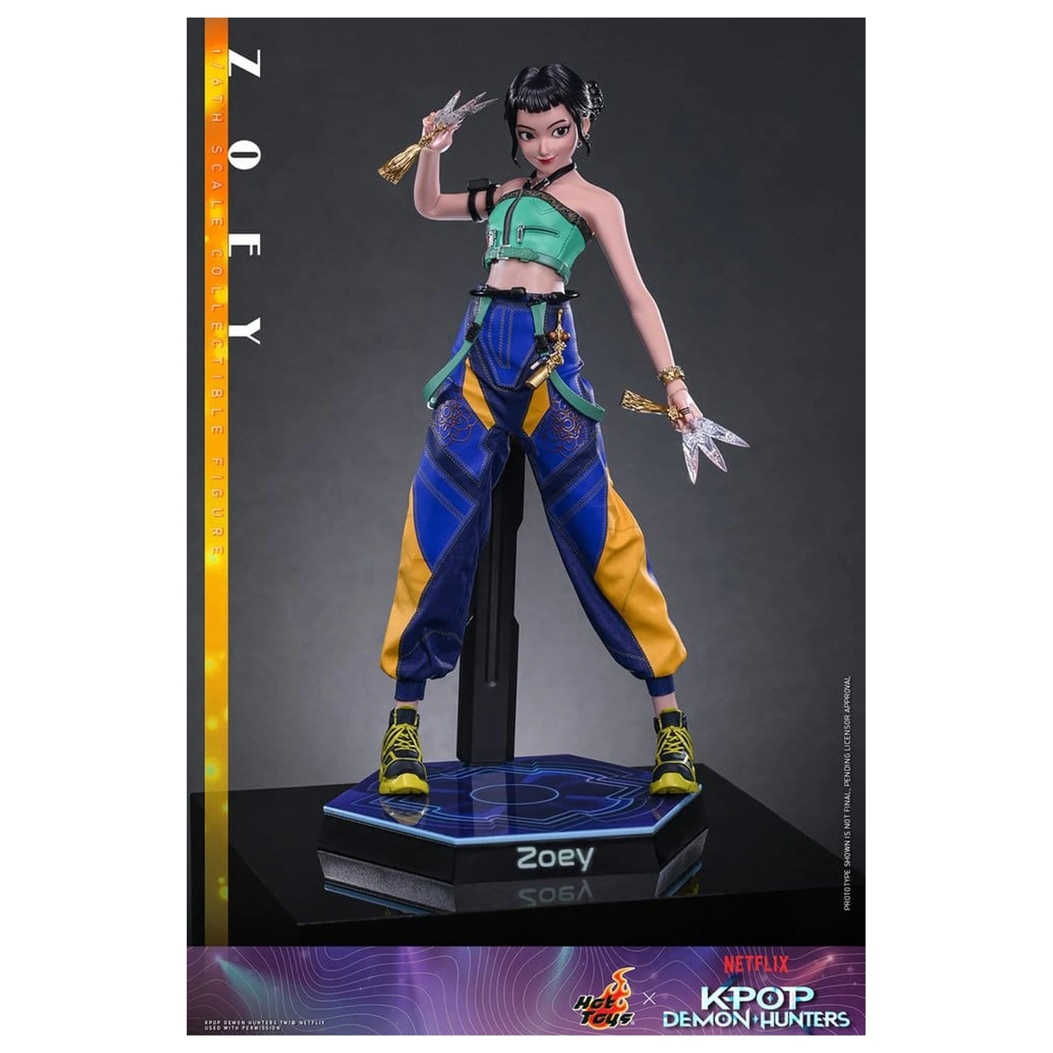 KPop Demon Hunters akcijska figura 1/6 Zoey 27 cm fotografija izdelka