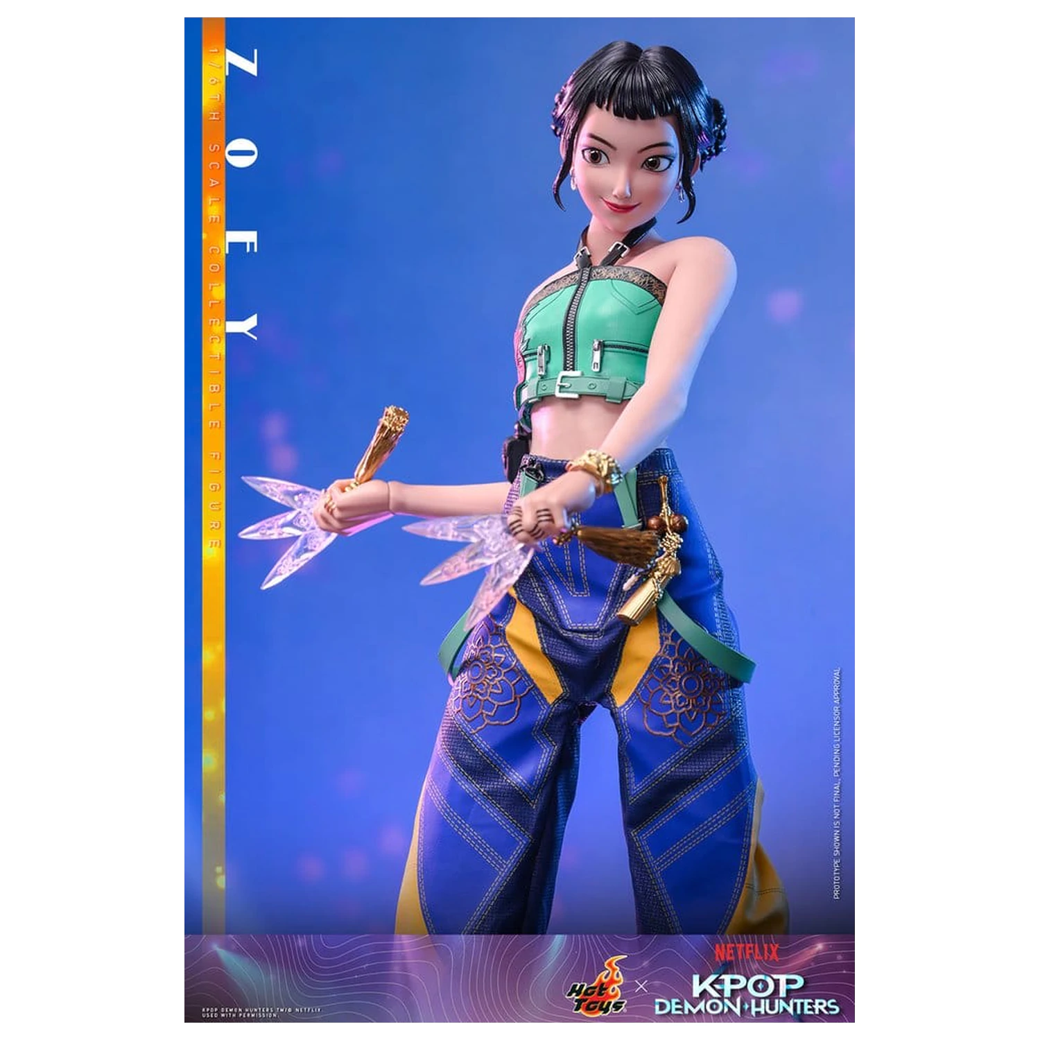 KPop Demon Hunters akcijska figura 1/6 Zoey 27 cm fotografija izdelka