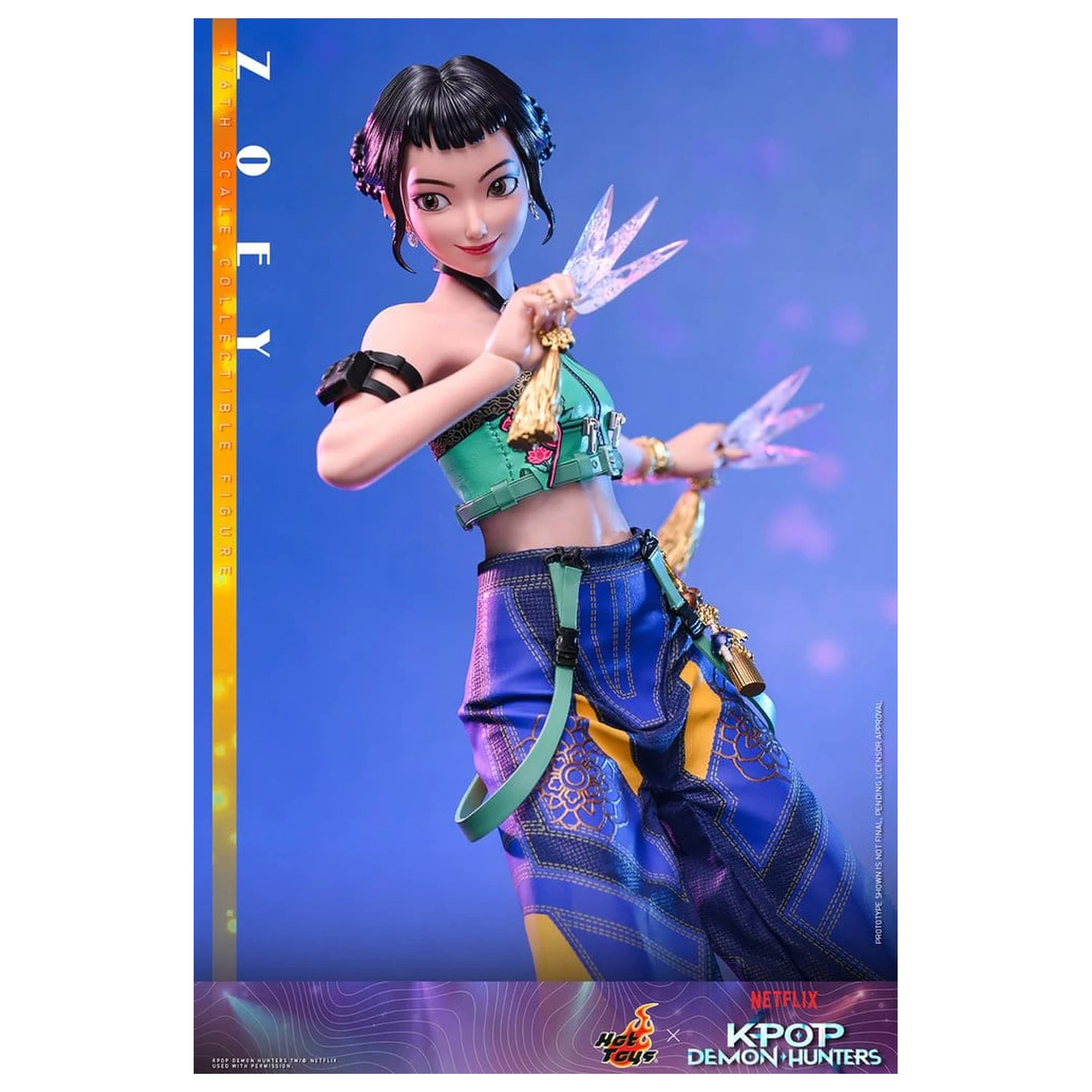 KPop Demon Hunters akcijska figura 1/6 Zoey 27 cm fotografija izdelka