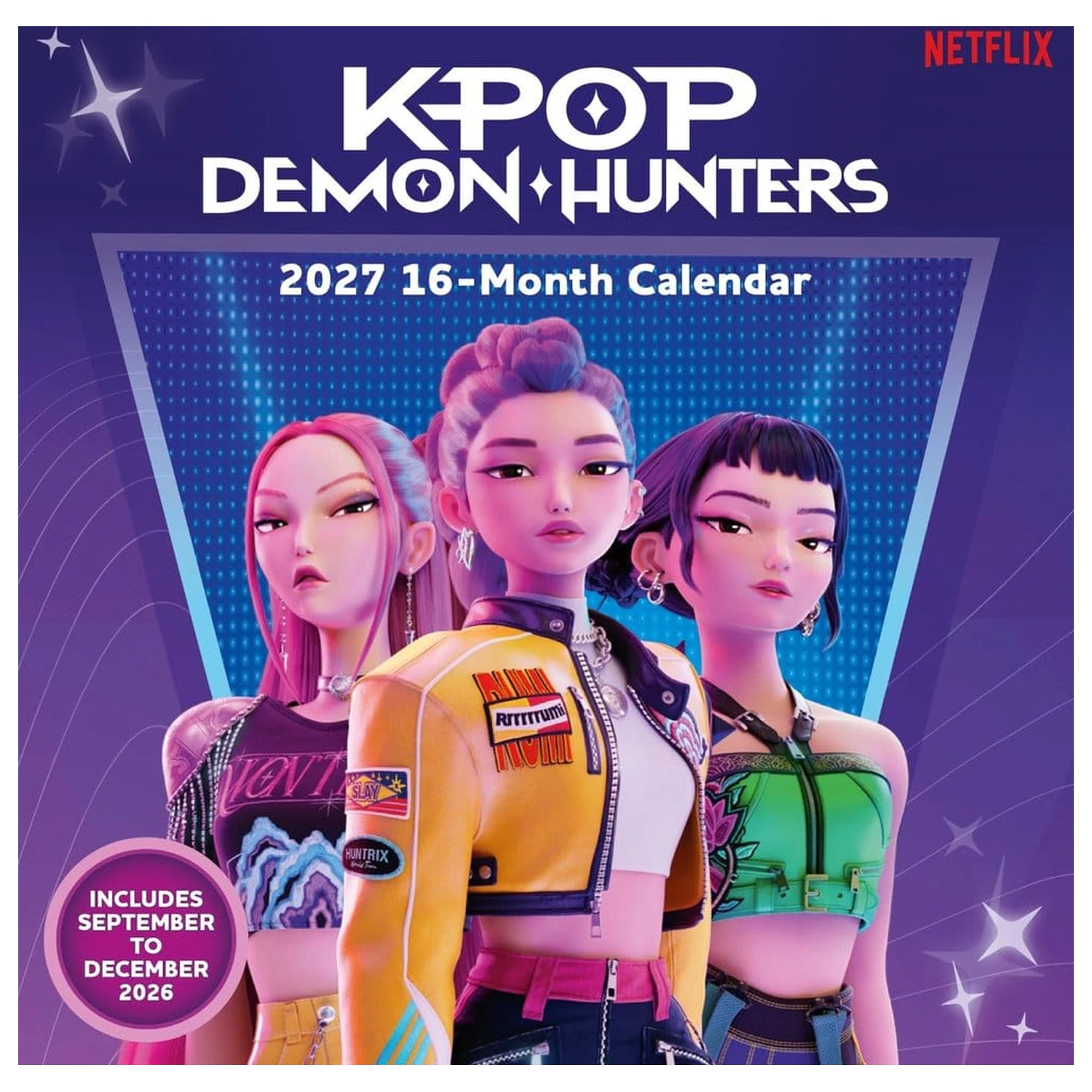 KPop Demon Hunters (2027) Stenski koledar fotografija izdelka