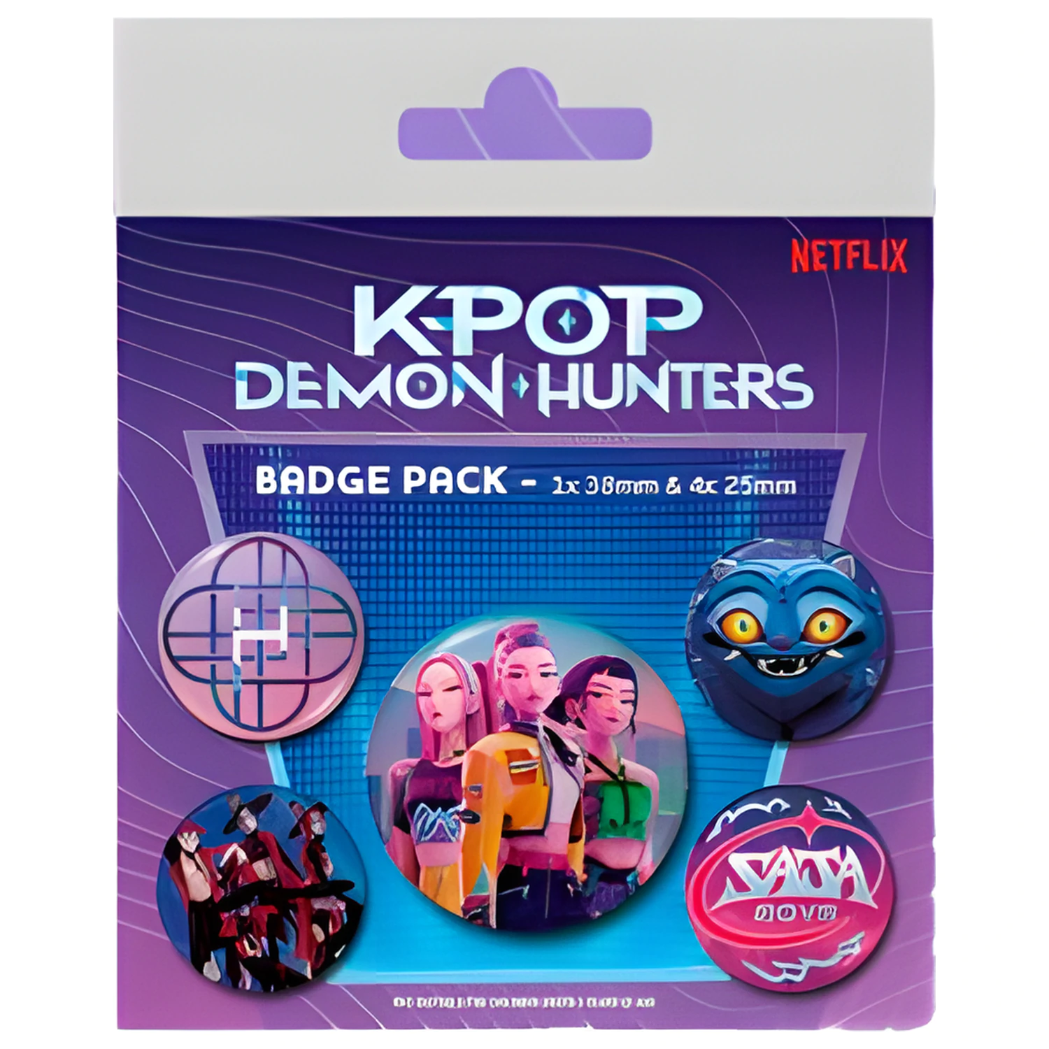 KPop Demon Hunters paket 5 značk fotografija izdelka
