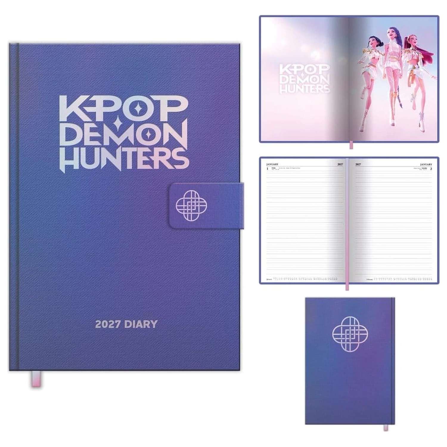 KPop Demon Hunters A5 dnevnik 2027 fotografija izdelka