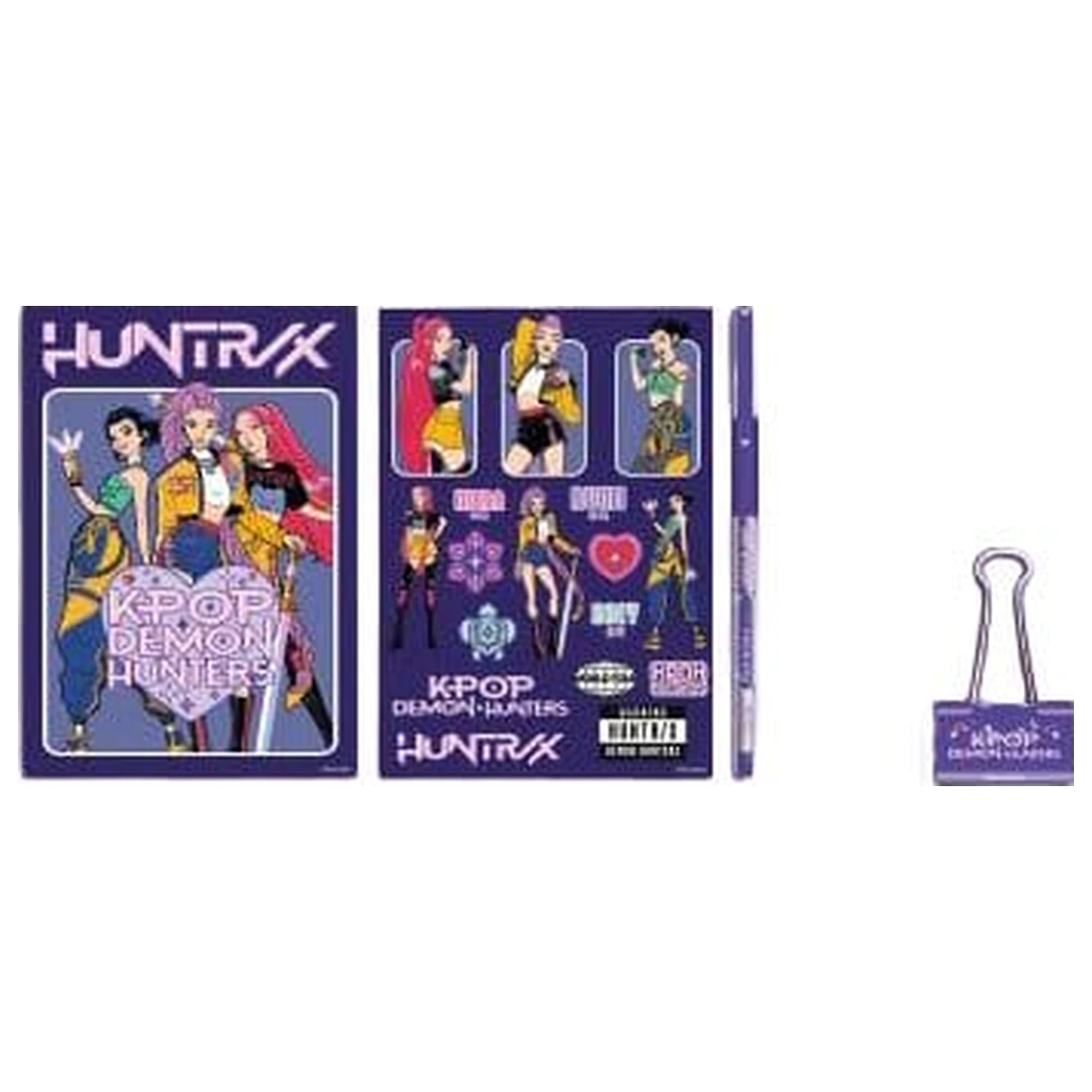 KPop Demon Hunters prosojen set etuijev za svinčnike Hunter/X fotografija izdelka