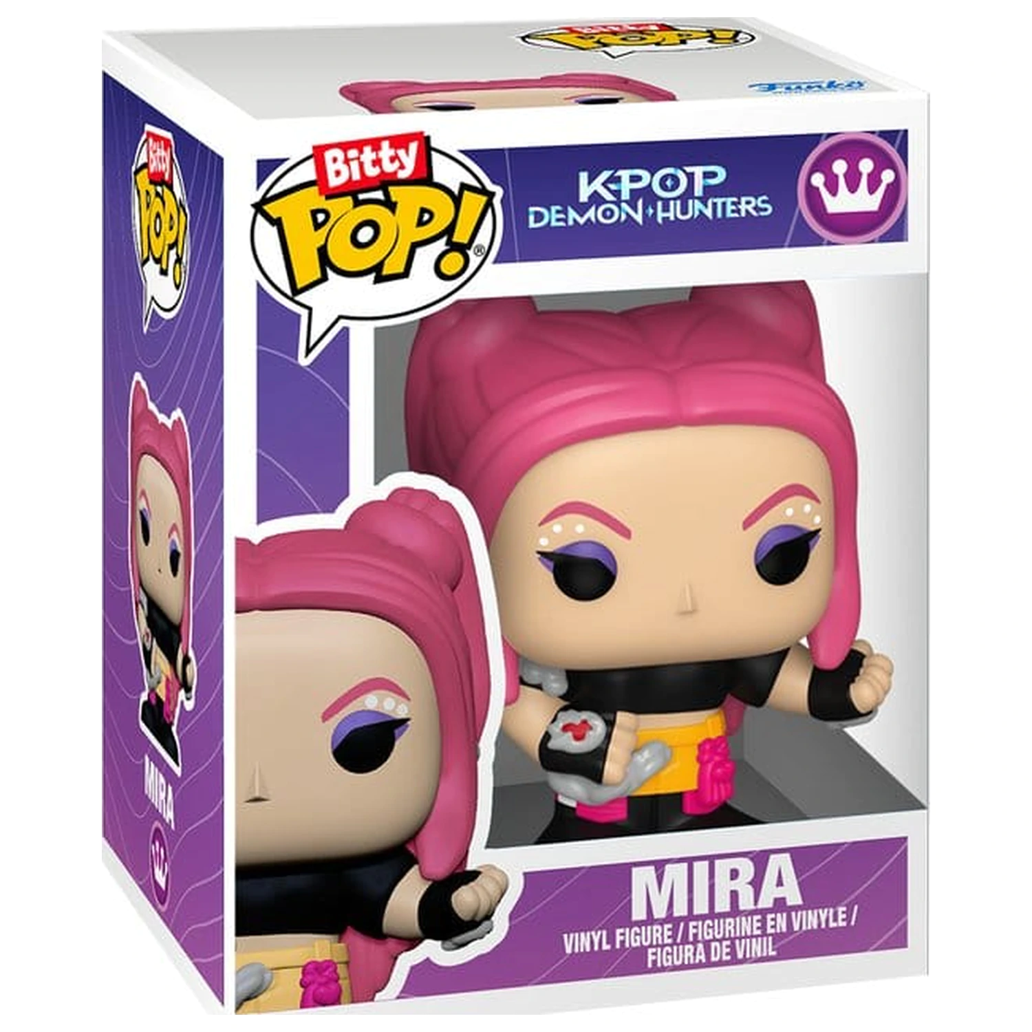 KPop Demon Hunters Bitty Funko POP! Stages Vinyl figurica Mira 2,5 cm fotografija izdelka