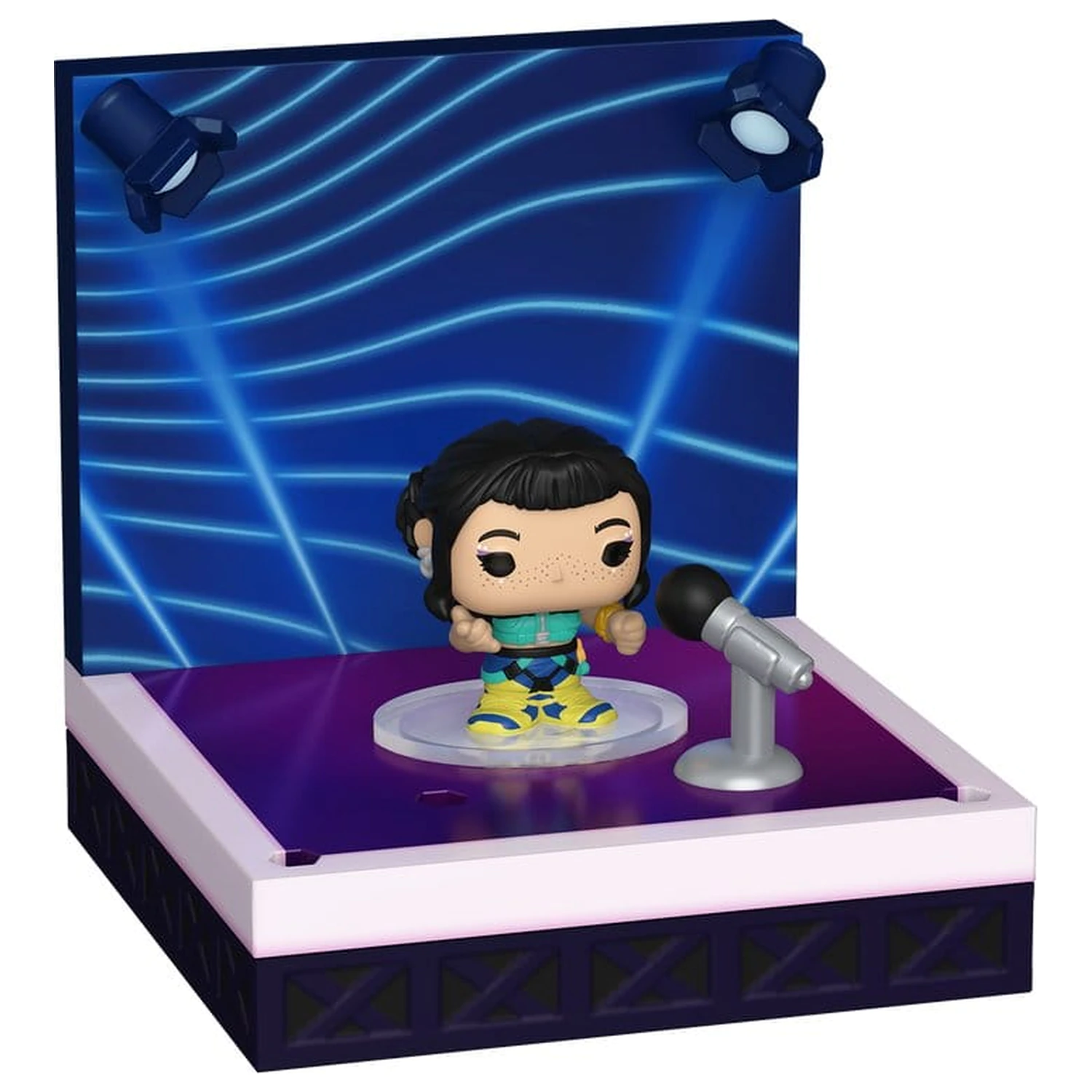 KPop Demon Hunters Bitty Funko POP! Stages Vinilna figura Zoey 2,5 cm fotografija izdelka