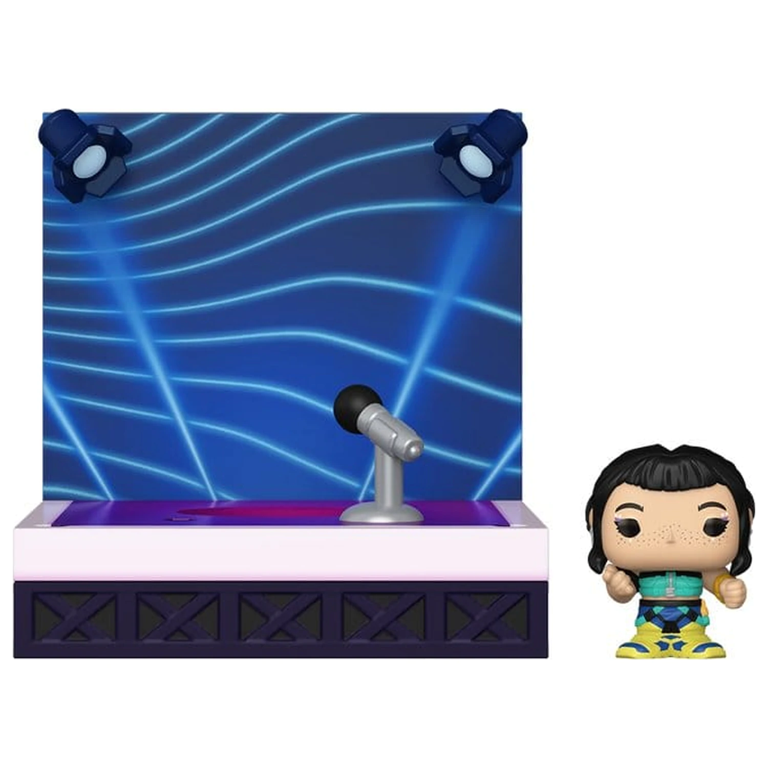 KPop Demon Hunters Bitty Funko POP! Stages Vinilna figura Zoey 2,5 cm fotografija izdelka