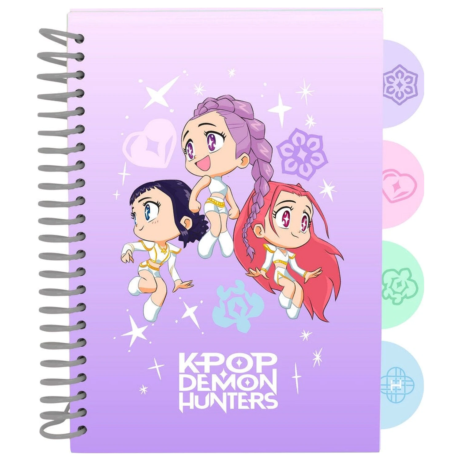 Kpop Demon Hunters Chibi A5 beležka fotografija izdelka