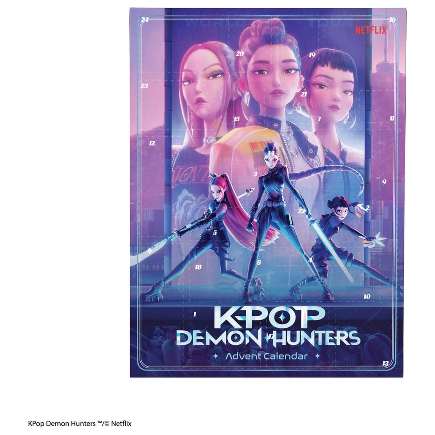 KPop Demon Hunters klasični adventni koledar 2026 fotografija izdelka