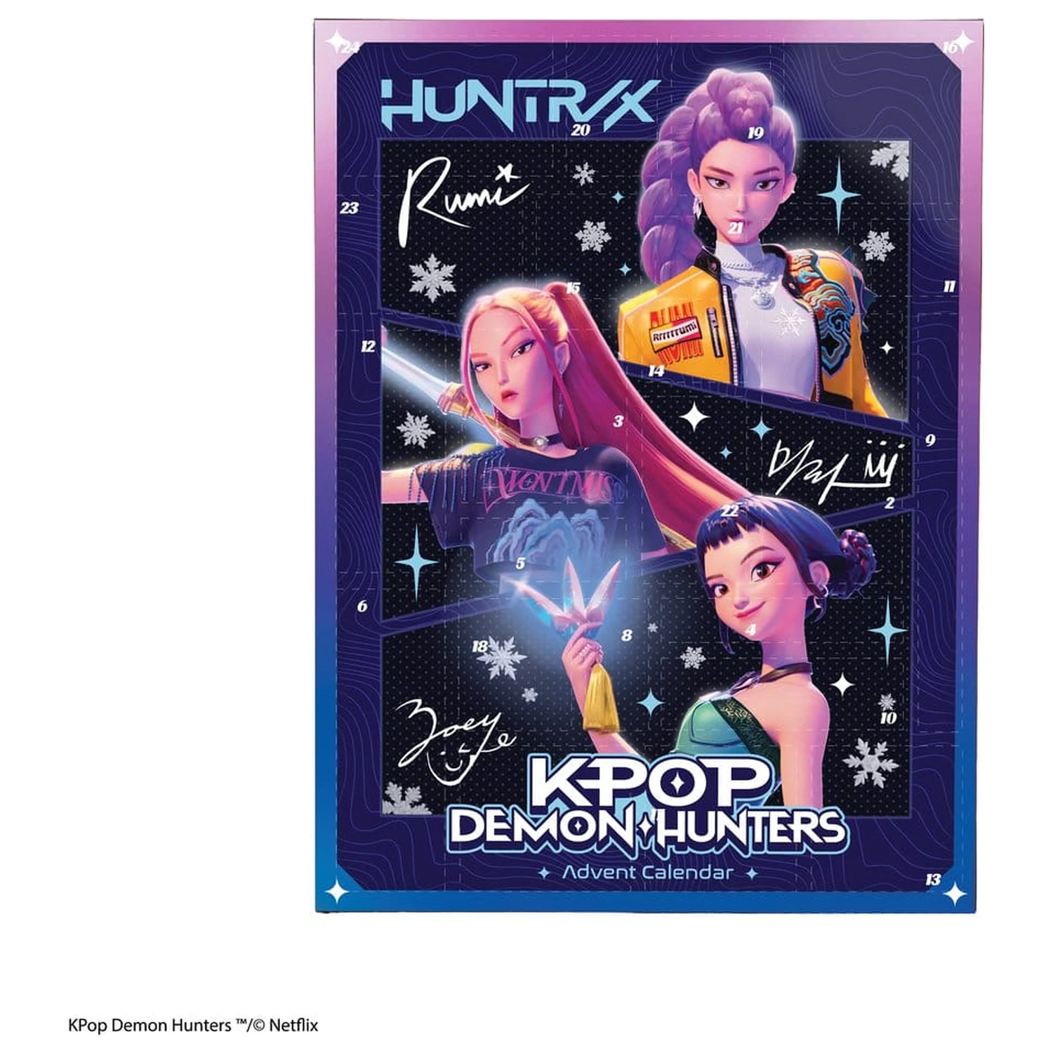 KPop Demon Hunters klasični adventni koledar 2026 fotografija izdelka