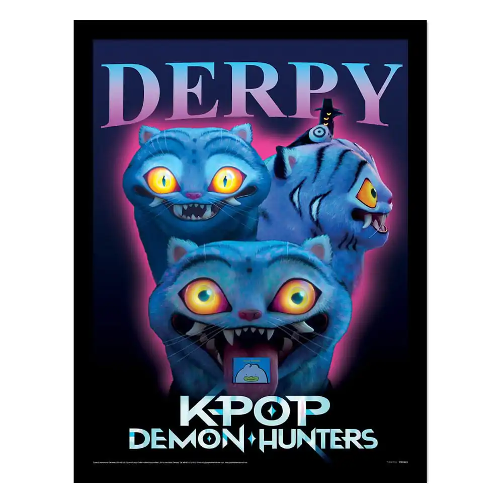 Zbirateljski tisk uokvirjen plakat Derpy KPop Demon Hunters fotografija izdelka