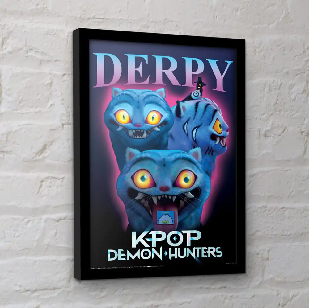 Zbirateljski tisk uokvirjen plakat Derpy KPop Demon Hunters fotografija izdelka