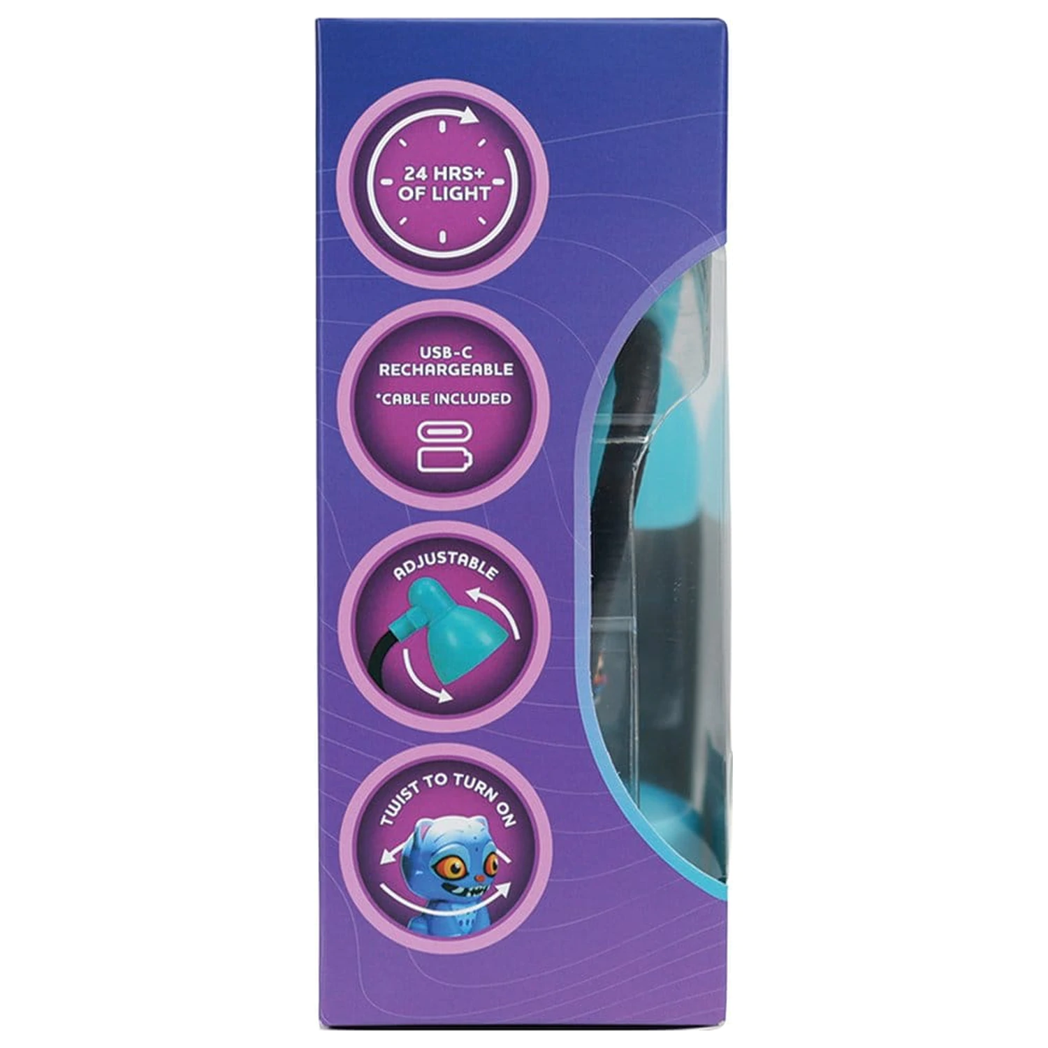 KPop Demon Hunters Mini LED-lučka s figuro Derpy 11 cm fotografija izdelka