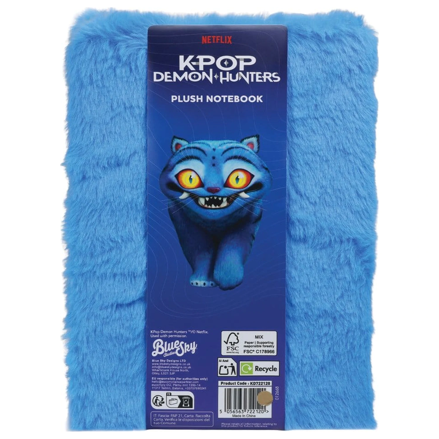 KPop Demon Hunters A5 Zvezek Derpy Plišasta igrača fotografija izdelka