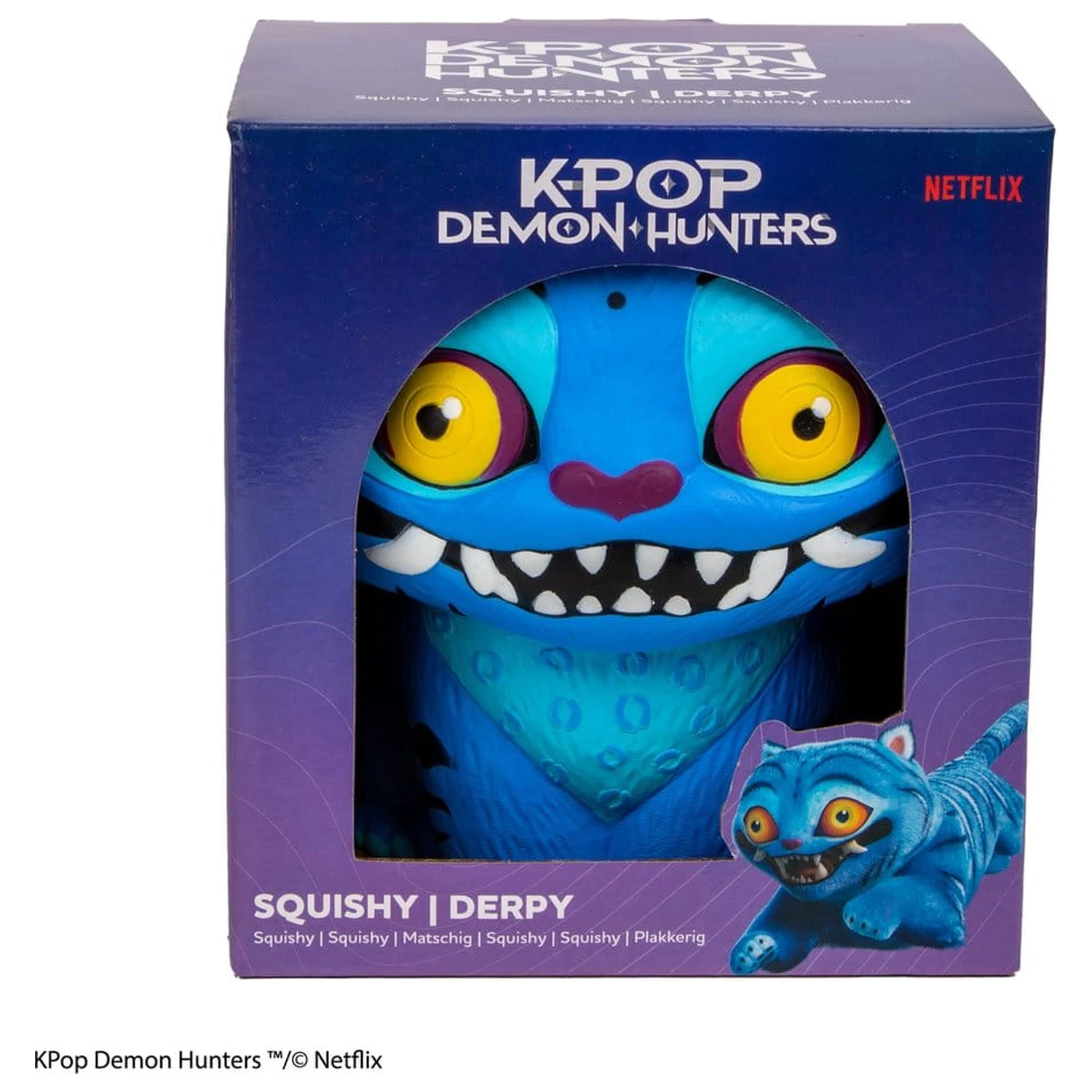 KPop Demon Hunters mehka figura proti stresu Derpy fotografija izdelka