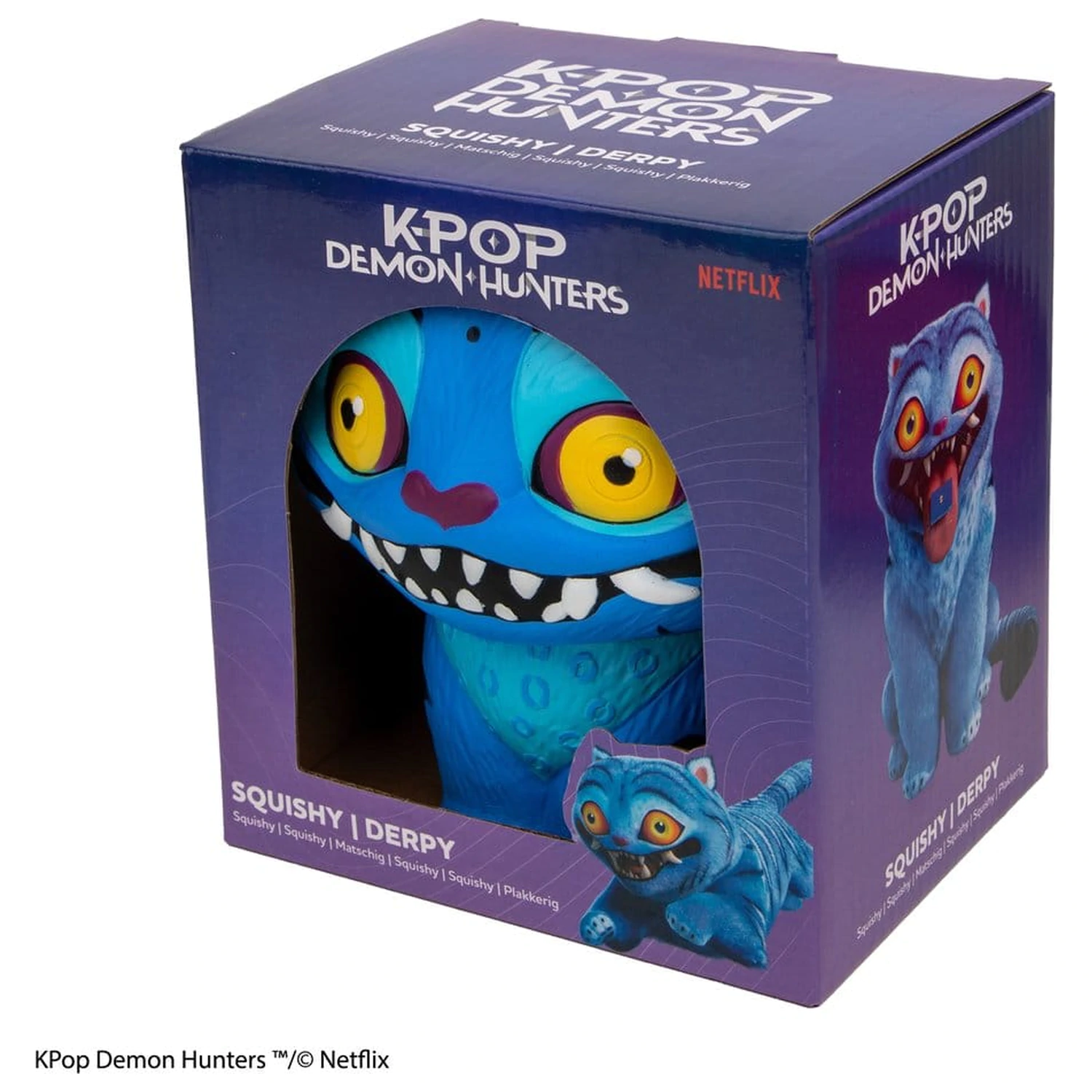 KPop Demon Hunters mehka figura proti stresu Derpy fotografija izdelka