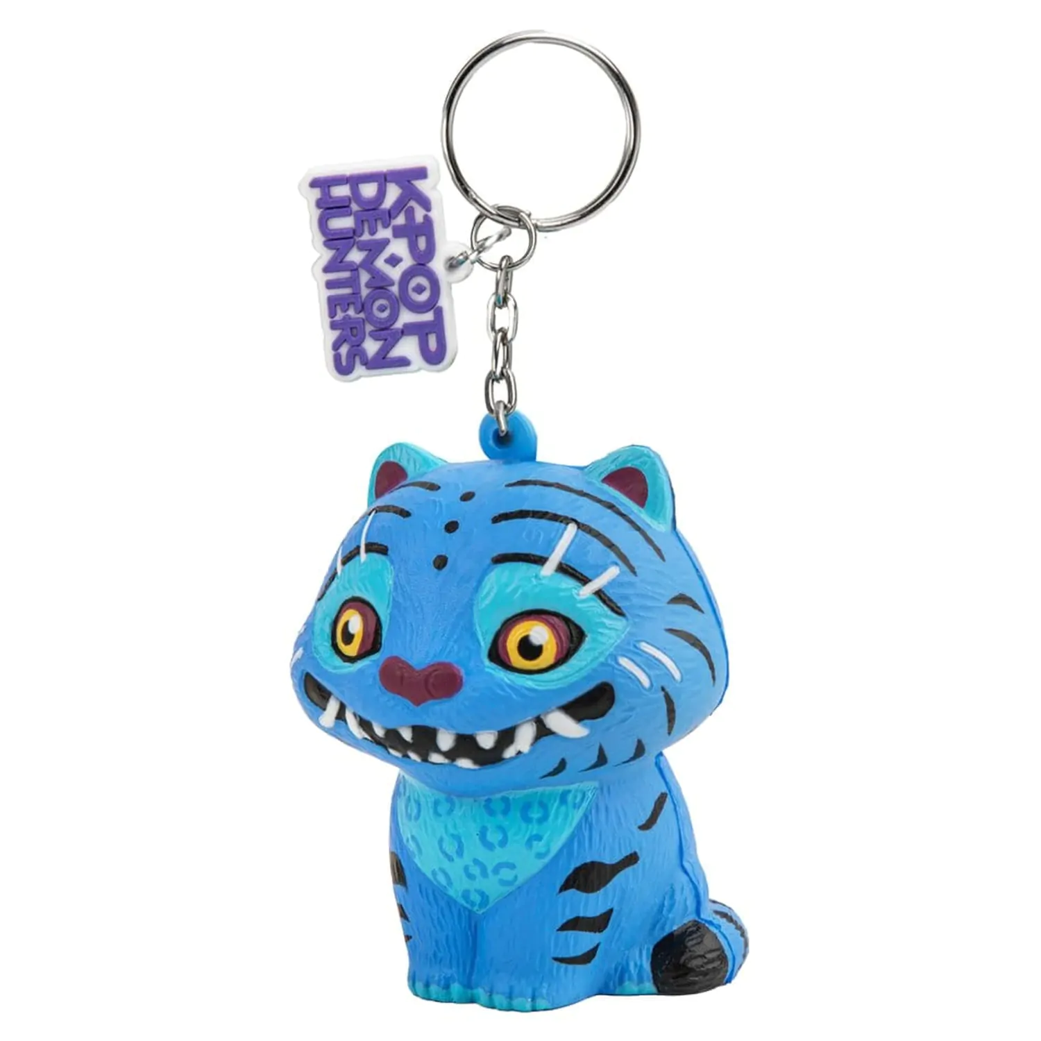 KPop Demon Hunters mehak obesek za ključe Derpy Tiger fotografija izdelka