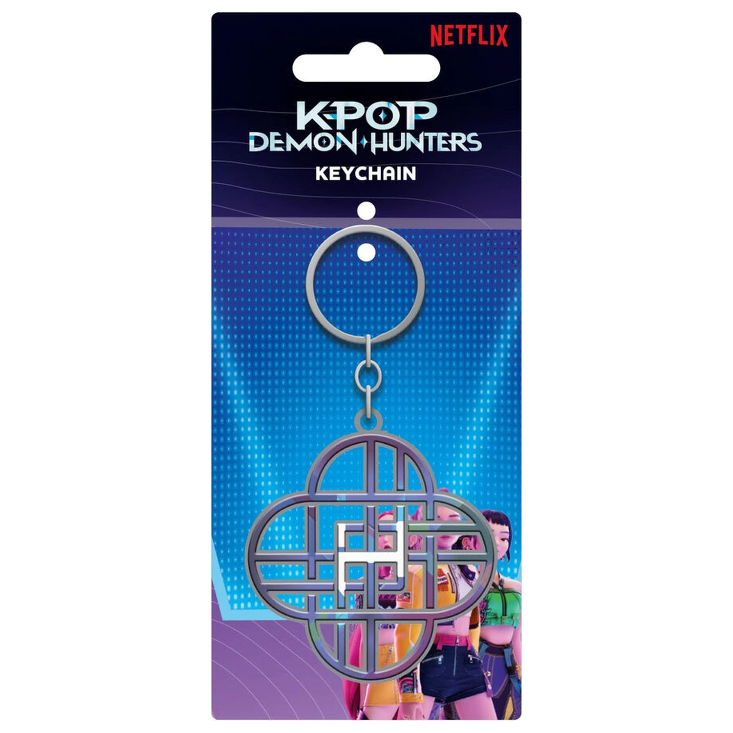 KPop Demon Hunters kovinski obesek za ključe fotografija izdelka