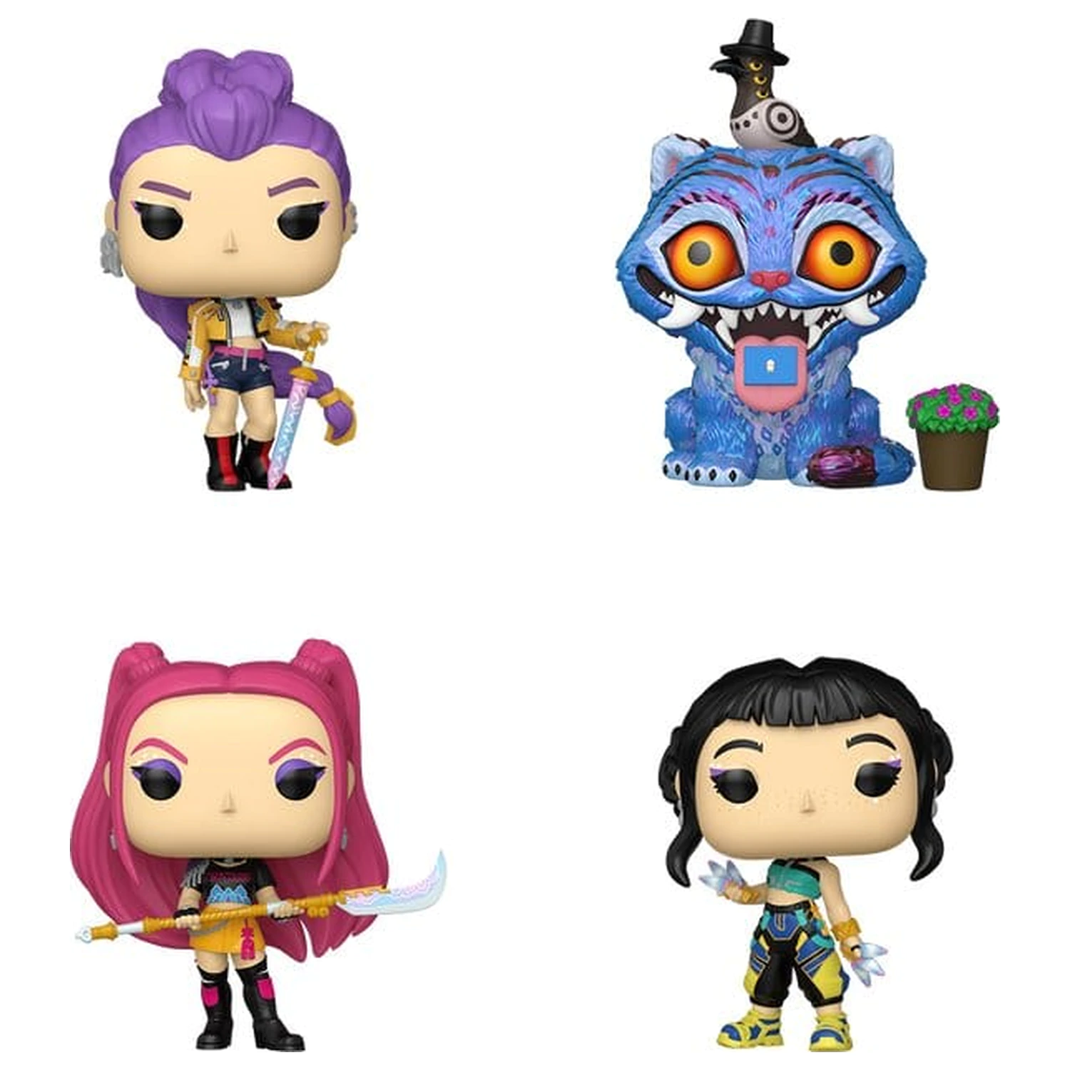 KPop Demon Hunters Funko POP! Vinilne figure 4-paket Funko POP DH fotografija izdelka