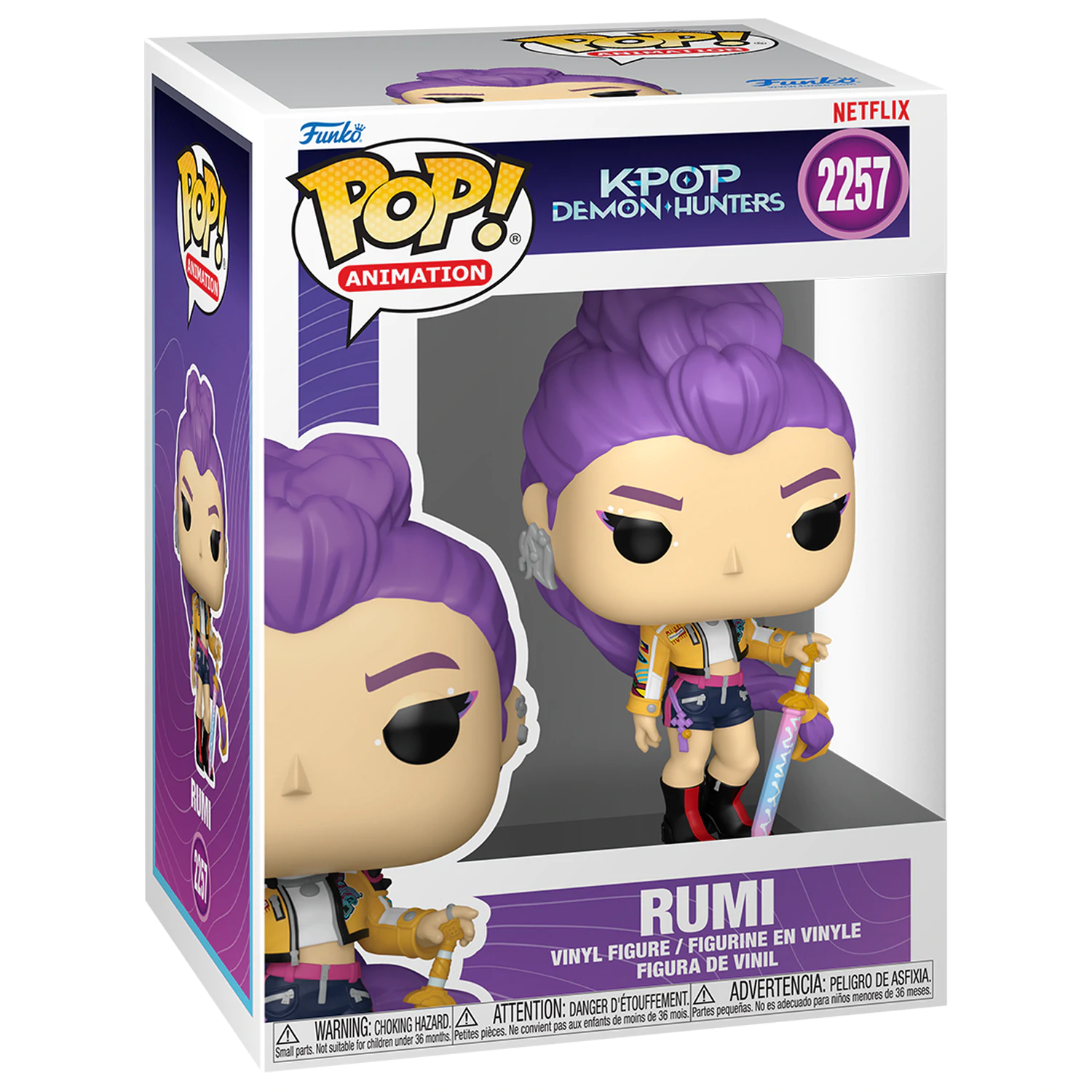 KPop Demon Hunters Funko POP! Animation vinilna figura Rumi 9 cm fotografija izdelka