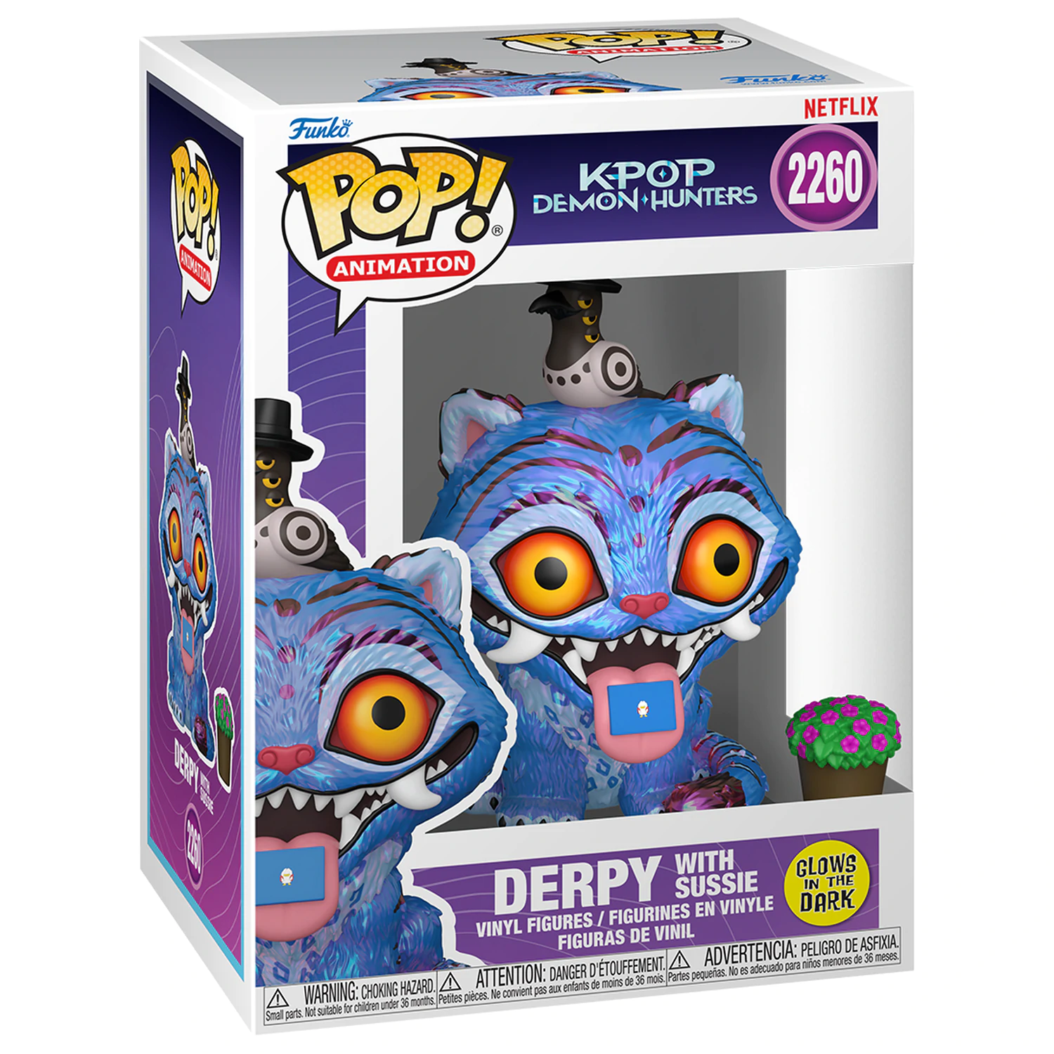 KPop Demon Hunters Funko POP! Animation vinilna figura Tiger s ptico 9 cm fotografija izdelka