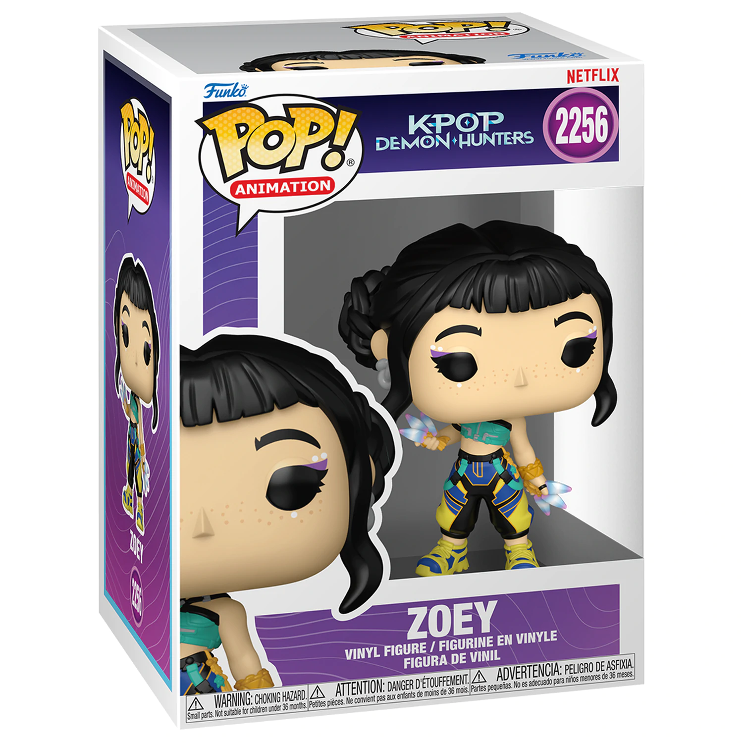 KPop Demon Hunters Funko POP! Animation vinilna figura Zoey 9 cm fotografija izdelka