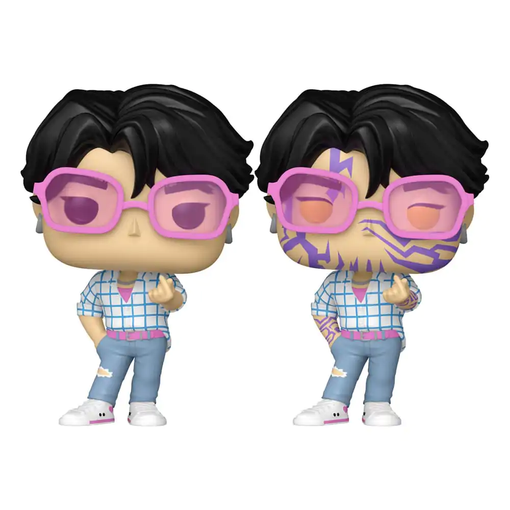 KPop Demon Hunters Funko POP! Animation vinilne figure Jinu s Chase 9 cm 5 + 1 Set fotografija izdelka