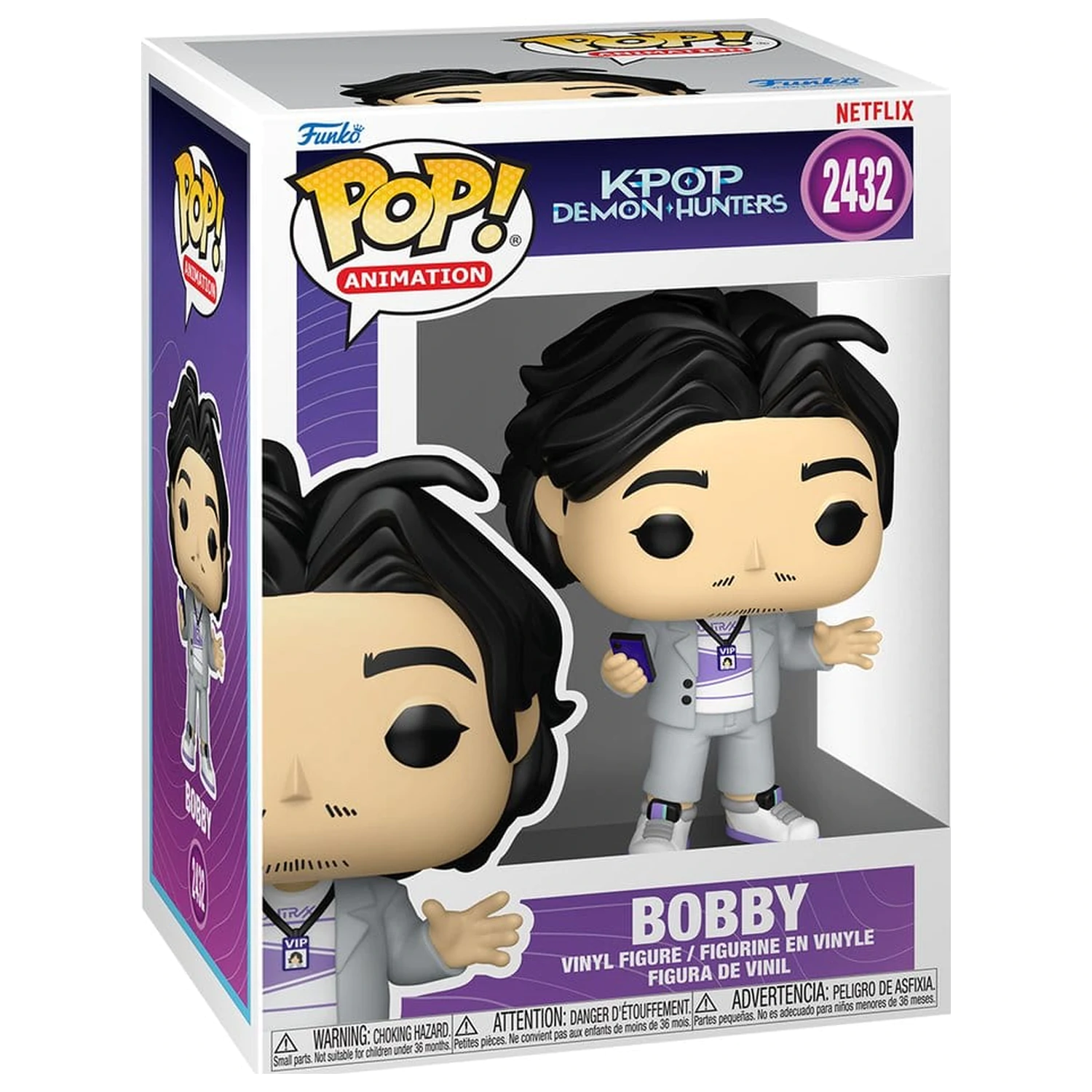 KPop Demon Hunters Funko POP! Animation vinilna figura Bobby 9 cm fotografija izdelka