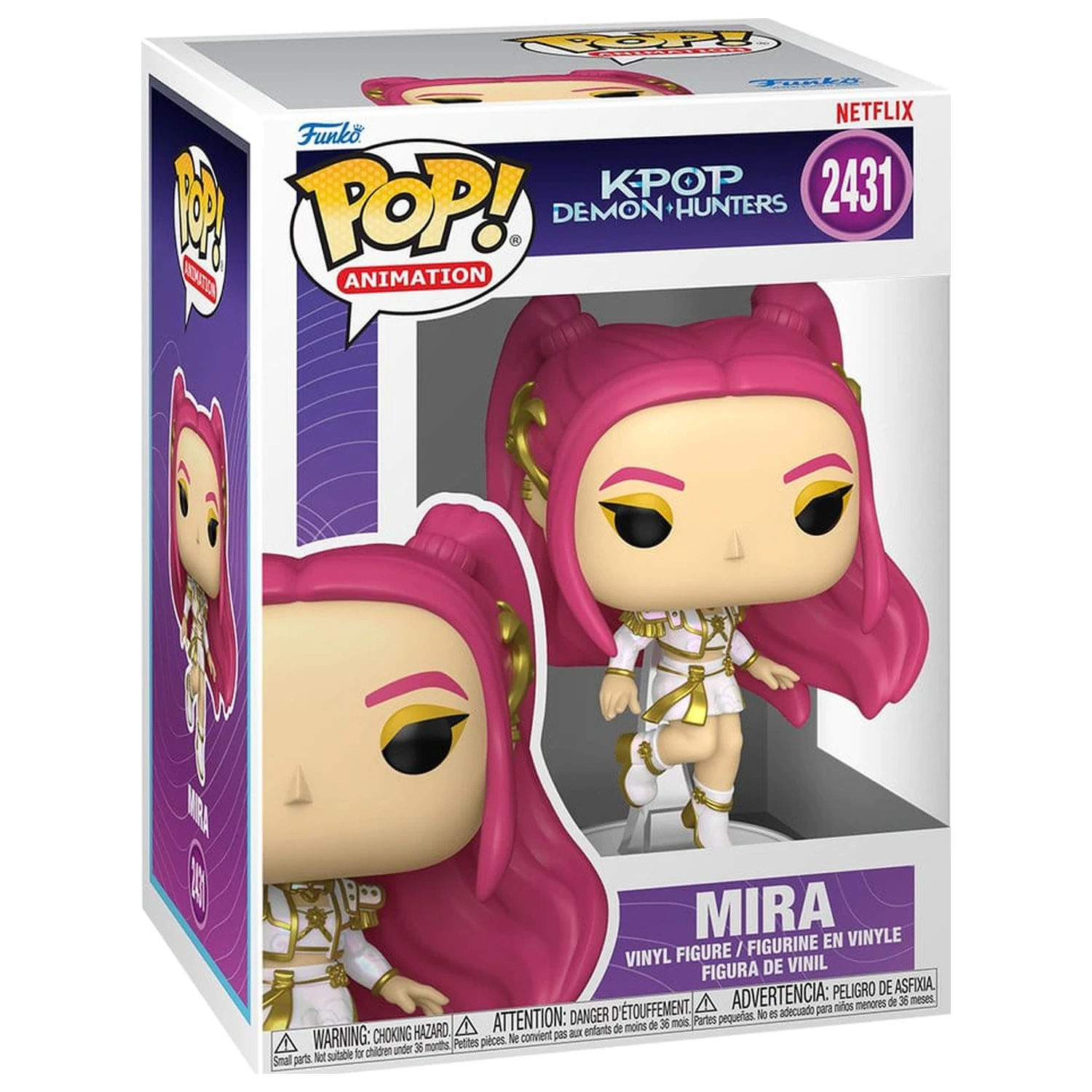 KPop Demon Hunters Funko POP! Animation vinilna figura Mira 9 cm fotografija izdelka