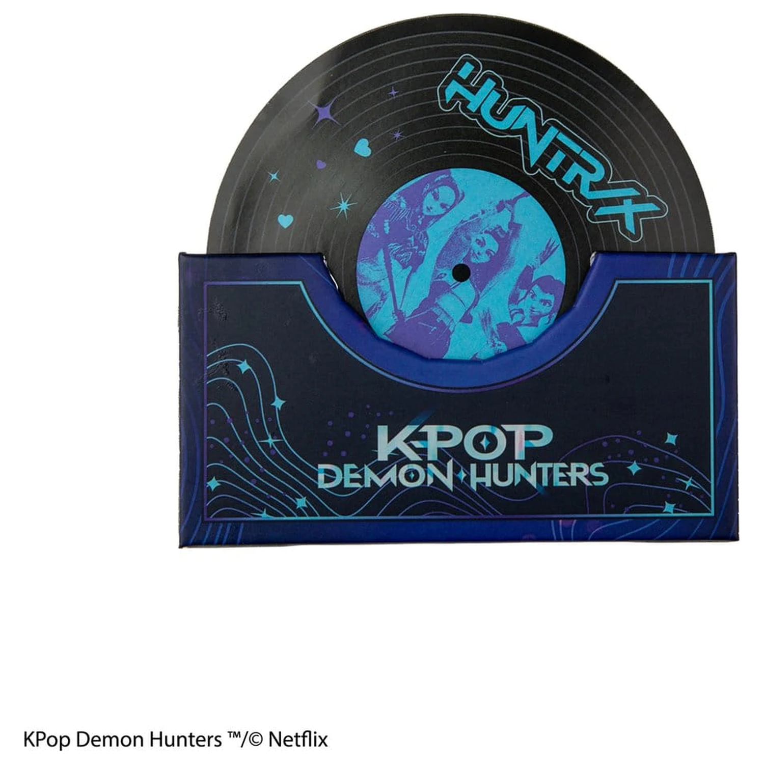 KPop Demon Hunters Set 4 podstavkov Lovci in Demoni Soundtrack fotografija izdelka