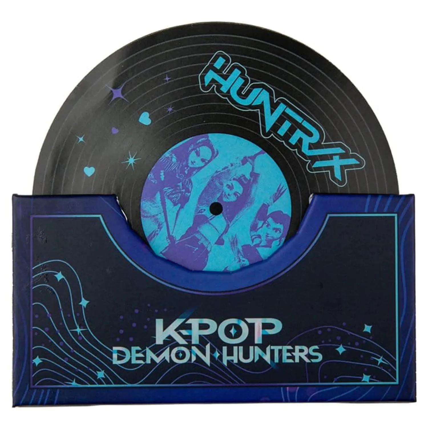 KPop Demon Hunters Set 4 podstavkov Lovci in Demoni Soundtrack fotografija izdelka