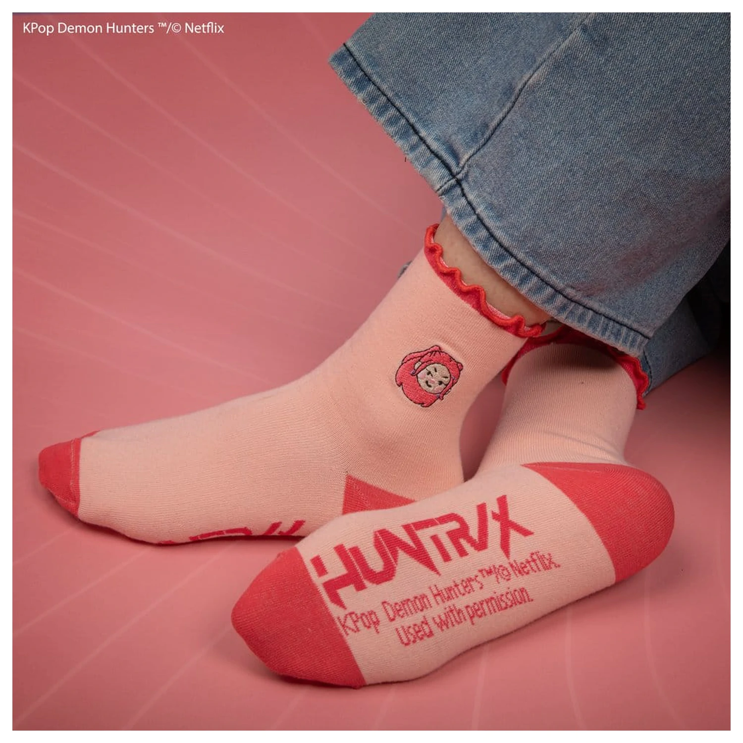 KPop Demon Hunters Set 3 parov nogavic HUNTR/X fotografija izdelka