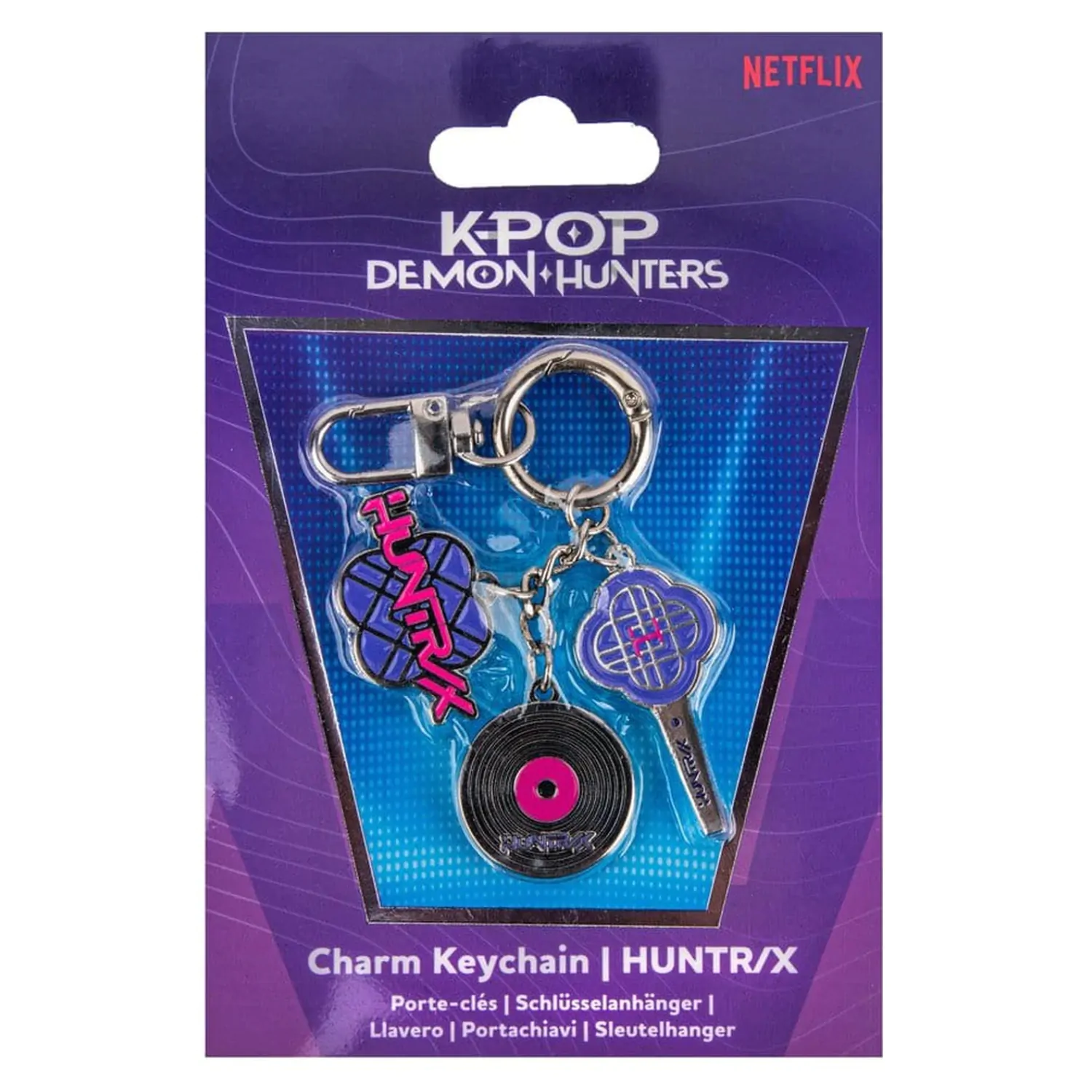 KPop Demon Hunters Charm Obesek za ključe HUNTR/X fotografija izdelka