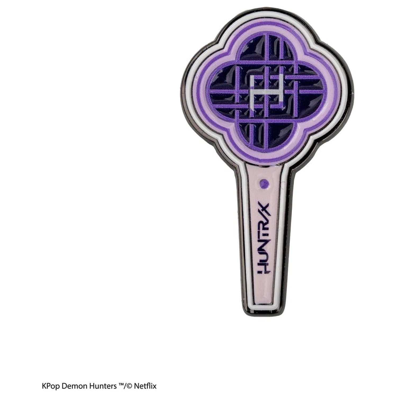 KPop Demon Hunters Pin HUNTR/X svetlobna palica fotografija izdelka