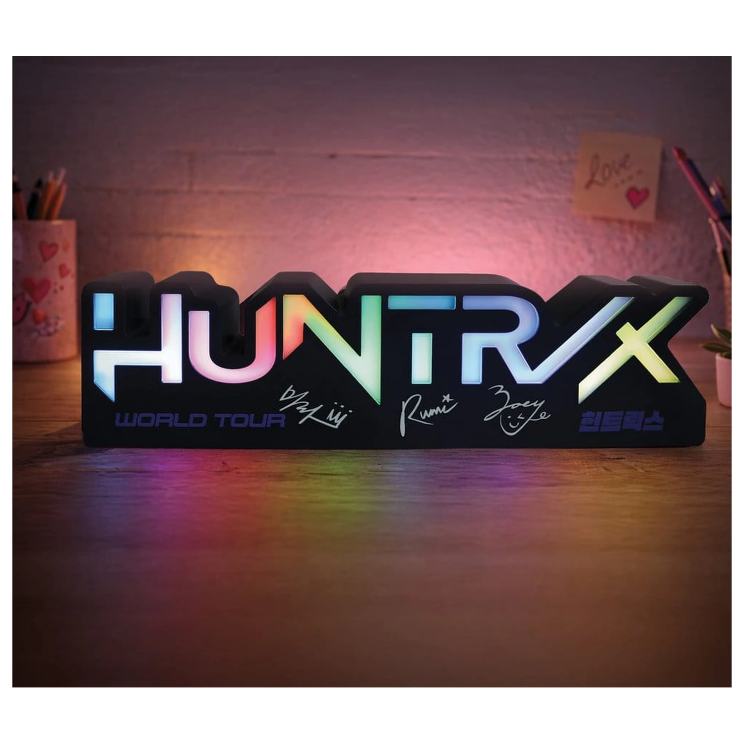 KPop Demon Hunters Lučka Huntr/x Logo fotografija izdelka
