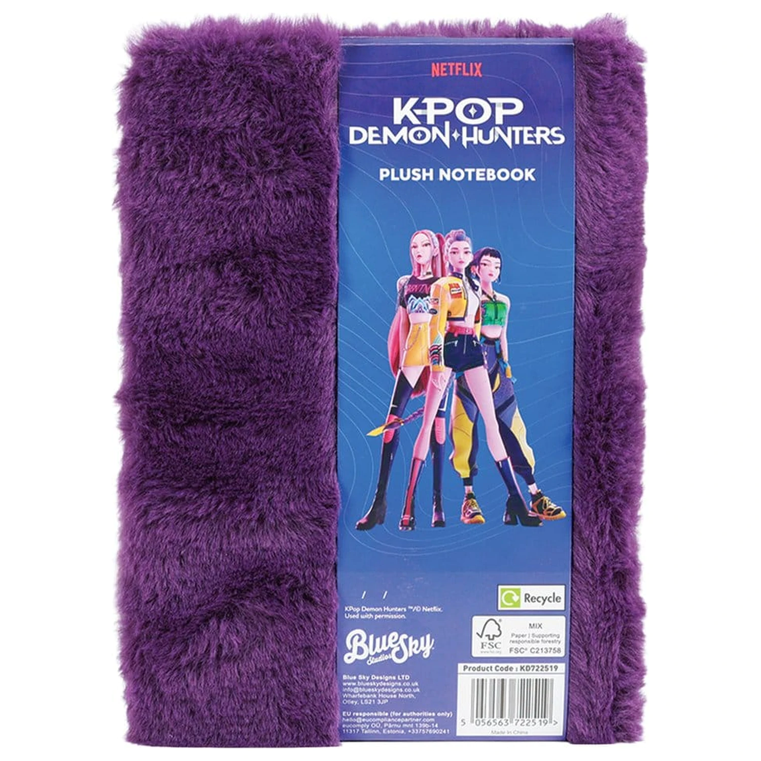 KPop Demon Hunters A5 Beležnica Huntr/x Plišasta igrača fotografija izdelka