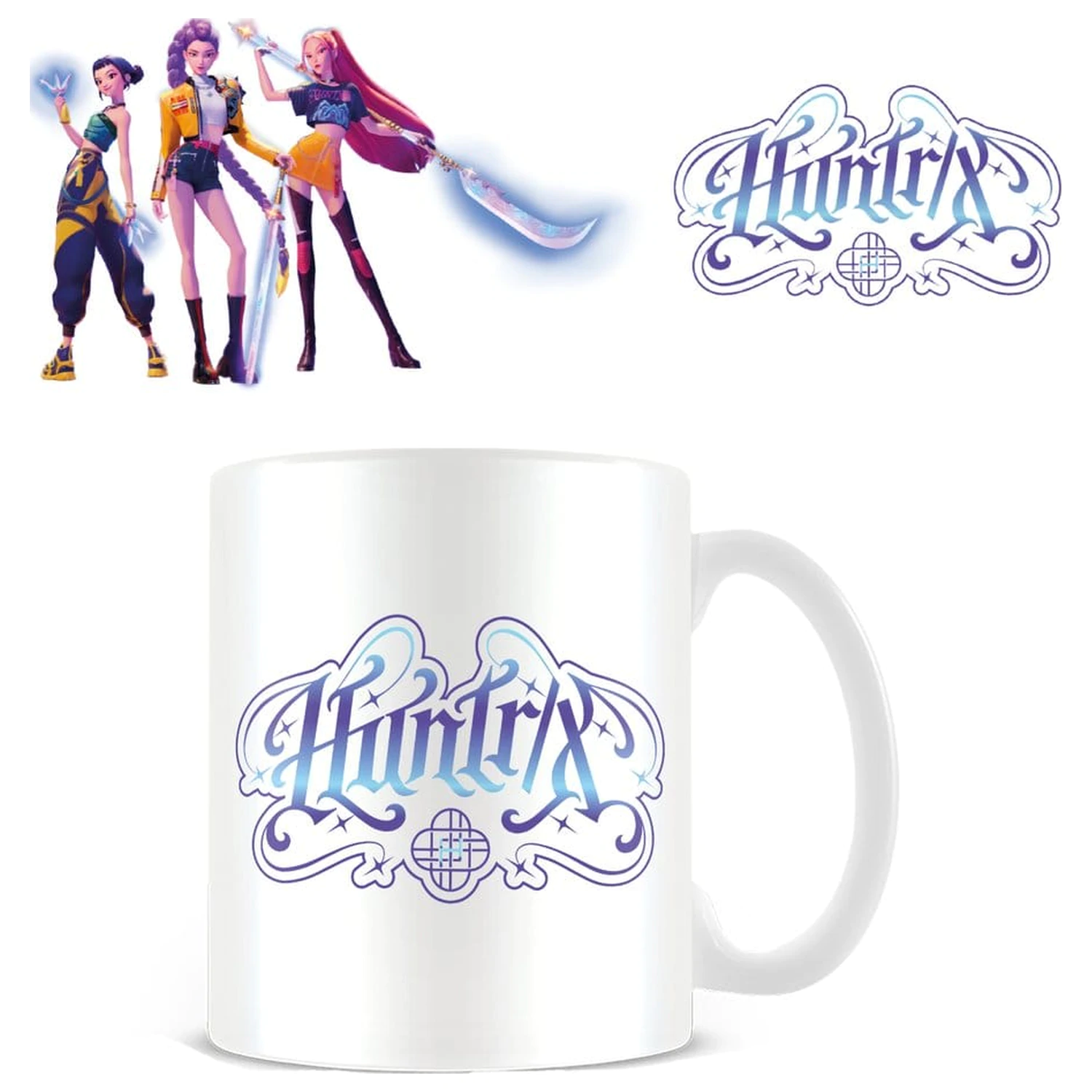 KPop Demon Hunters skodelica Huntrix Group White fotografija izdelka