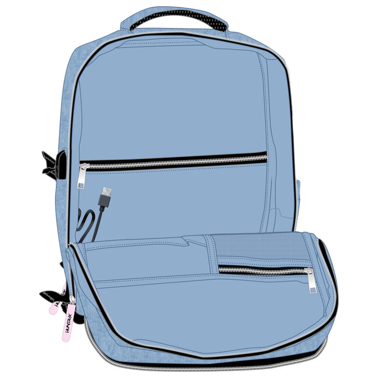 Kpop Demon Hunters Huntrix Cabin potovalni nahrbtnik 44 cm fotografija izdelka